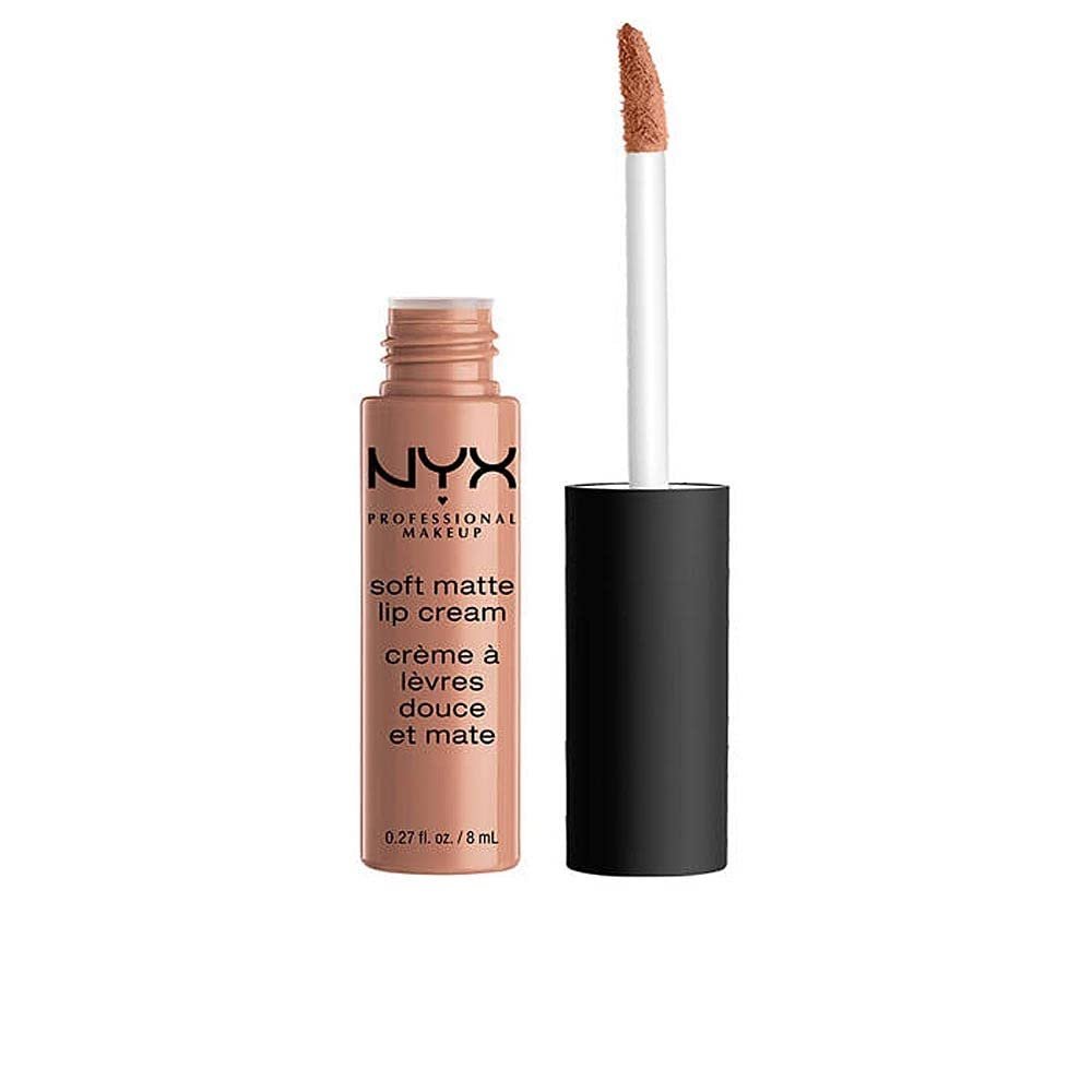 NYX PROFESSIONAL MAKEUP Soft Matte Lip Cream, Lightweight Liquid Lipstick – London (Mid-Tone Beige)