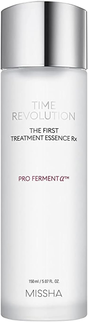 MISSHA Time Revolution The First Essence RX (4th Gen) 5.07 Fl oz/150ml, Korean Face Essence, Hydrating Facial Toner, Skin Smoothing & pH Balancing Toner for All Skin Types
