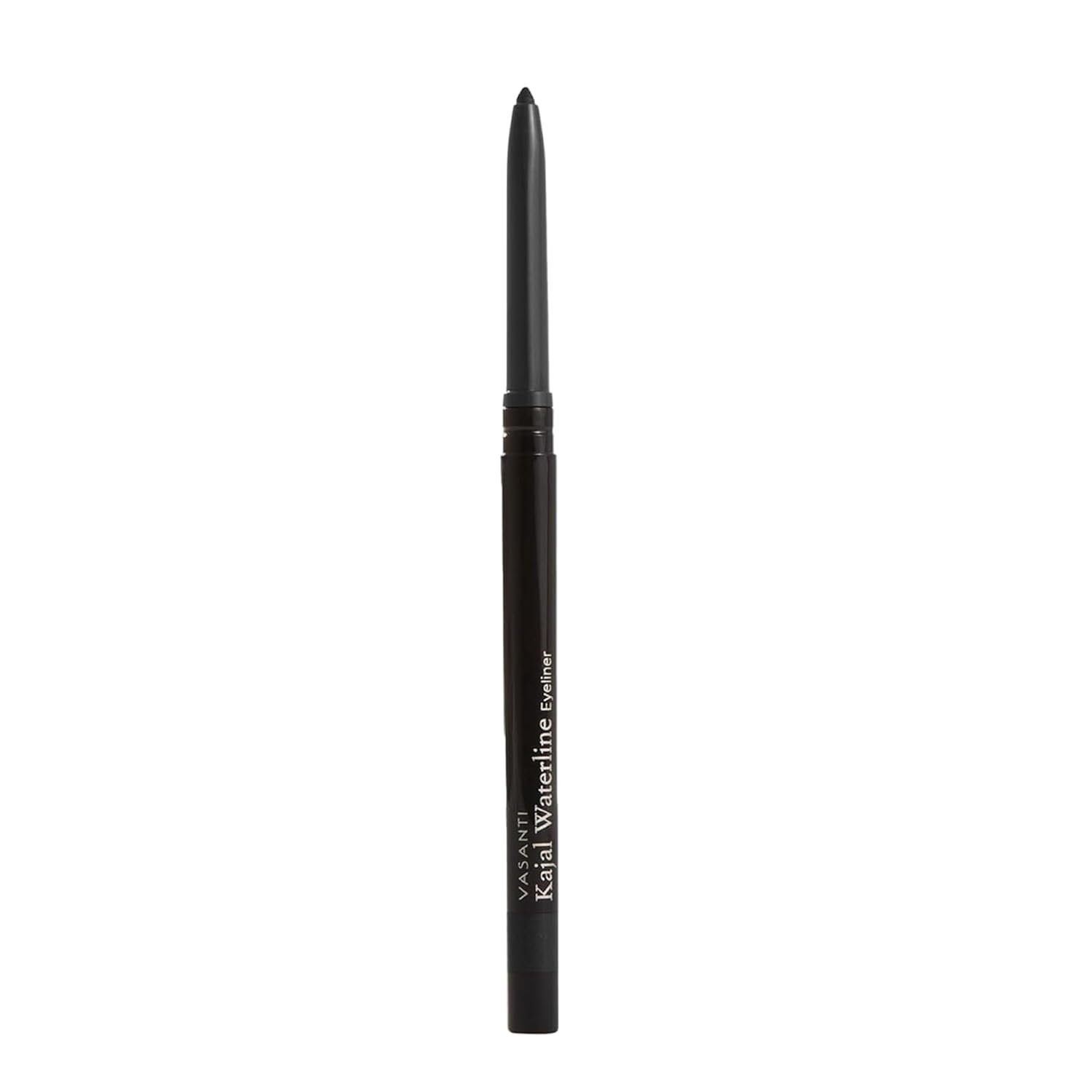 VASANTI Kajal Waterline Eyeliner (Intense Black) | Long-Lasting, Blendable Waterline Eye Liner | Smudge-Proof and Water-Resistant Eyeliner Pencil for Sensitive Eyes | Ophthalmologist Approved & Tested