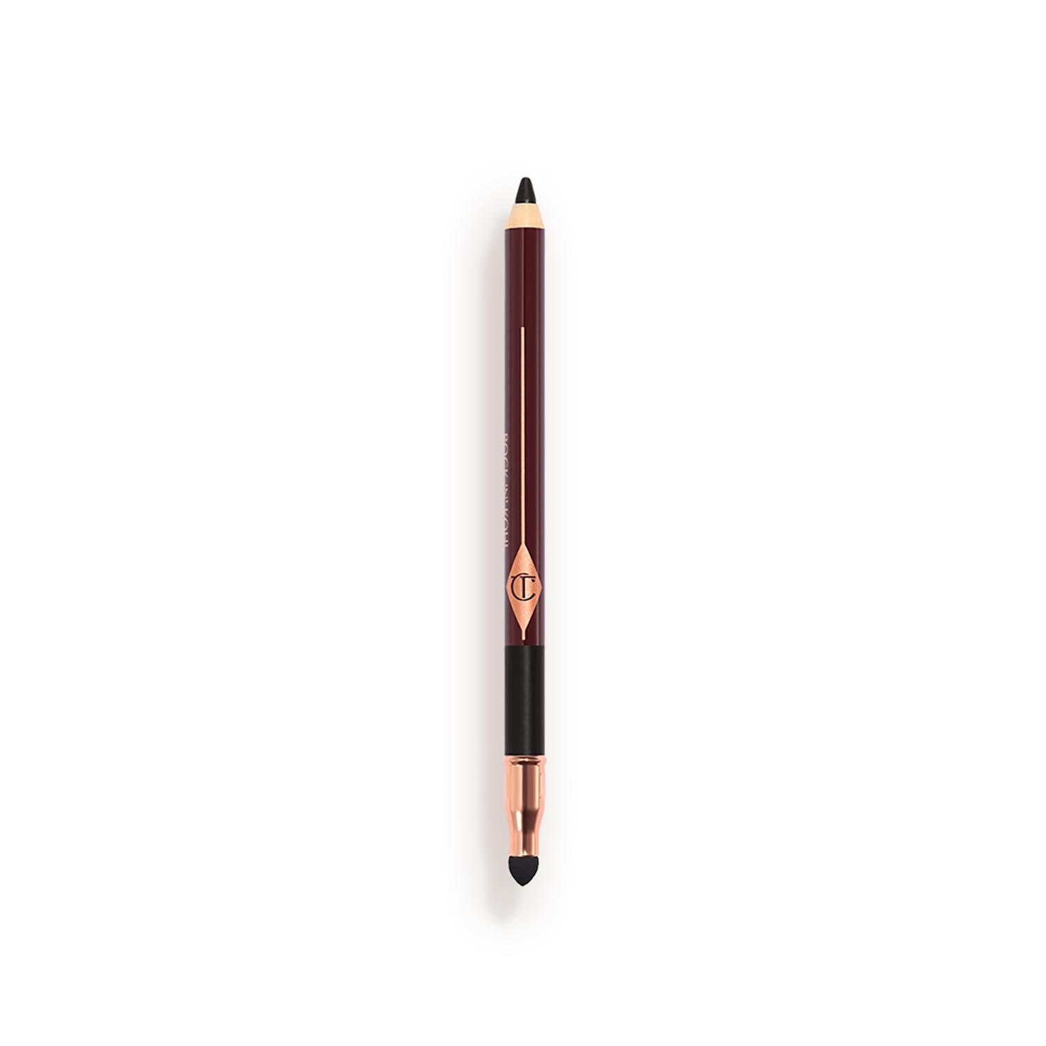 Charlotte Tilbury Rock ‘N’ Kohl Eyeliner Pencil – Waterproof Eyeliner with a Precision Smudger Tip – Infused with an Enhanced Kajal Formula for Sultry, Smokey Eyes