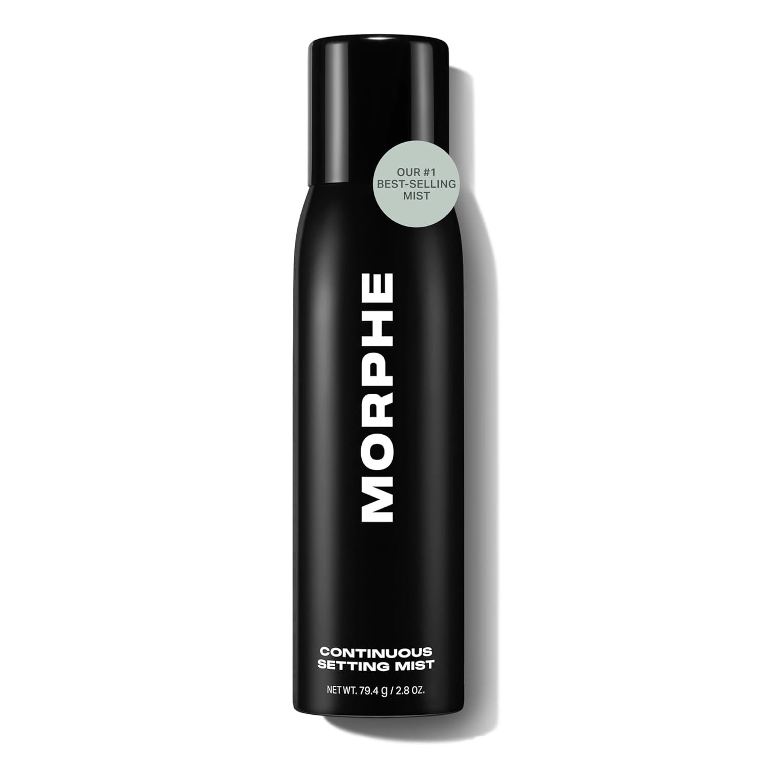 Morphe Continuous Setting Mist – Micro-Fine Makeup Setting Spray with a Natural Radiant Finish – Helps Makeup Resist Caking or Fading & Increases Wear of Foundation (2.8 fl oz)
