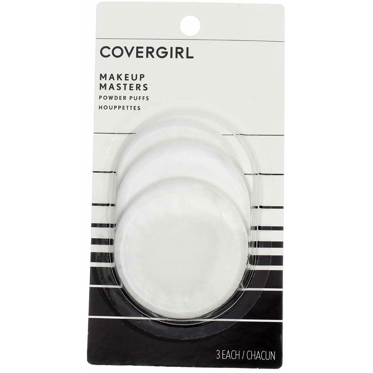 Cover Girl 10067 3 Count Make Up Masters Powder Puffs (Pack of 3)