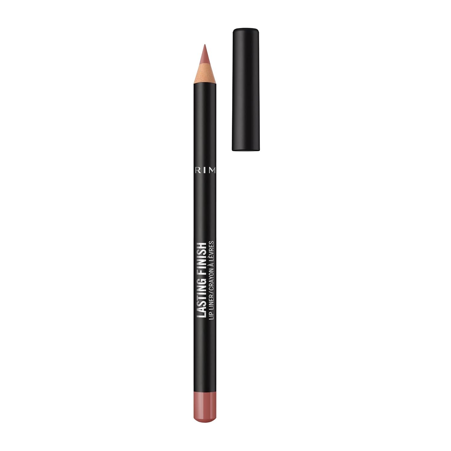 Rimmel Lasting Finish 8HR Soft Lip Liner Pencil – Vibrant, Blendable Formula to Lock Lipstick in Place for 8 Hours – 760 90’s Nude, .04oz