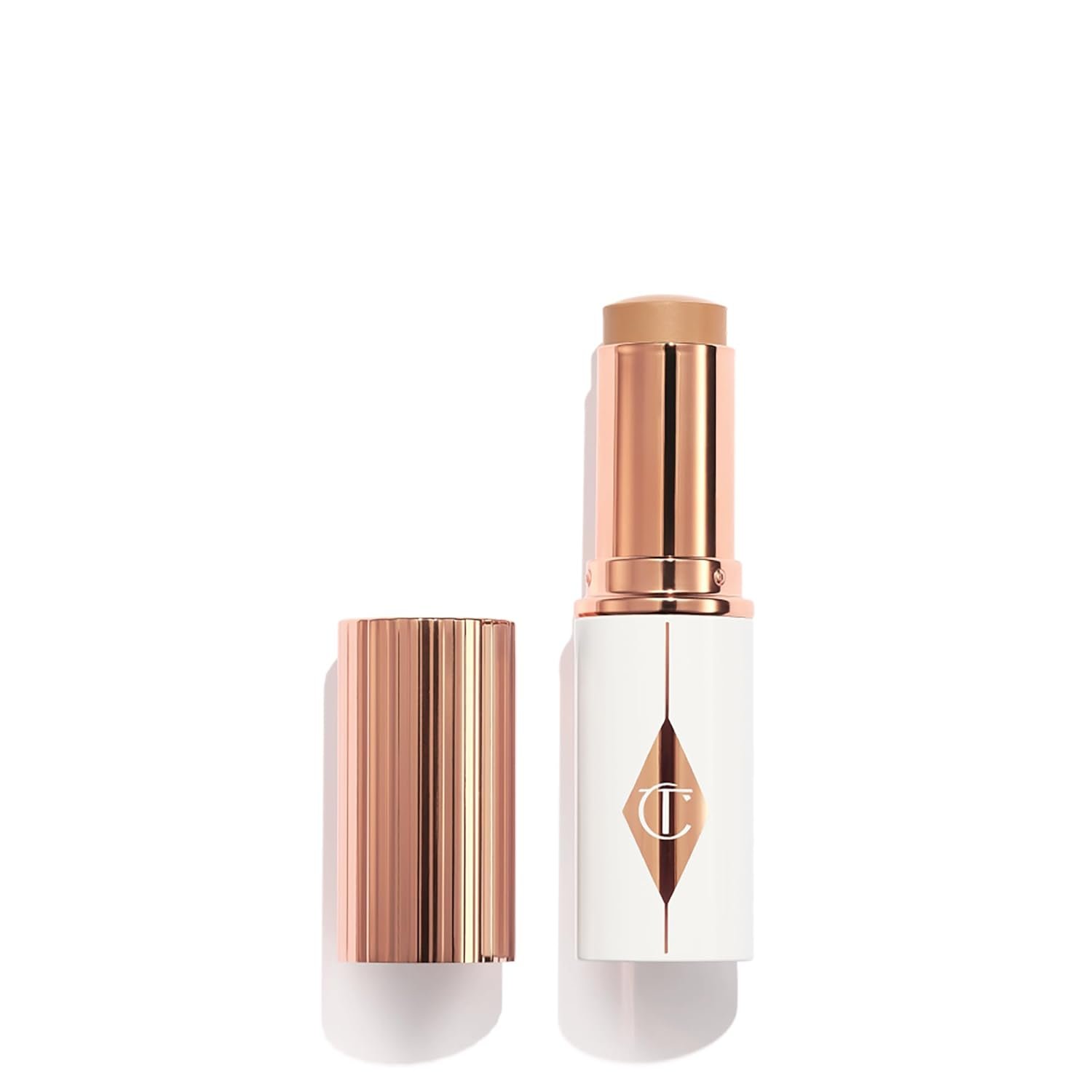Charlotte Tilbury Unreal Skin Tint & Sheer Glow Hydrating Foundation Stick – Cream Foundation Makeup with Sheer-to-Light Coverage & a Buildable Formula – Blurring, Smoothing & Nourishing