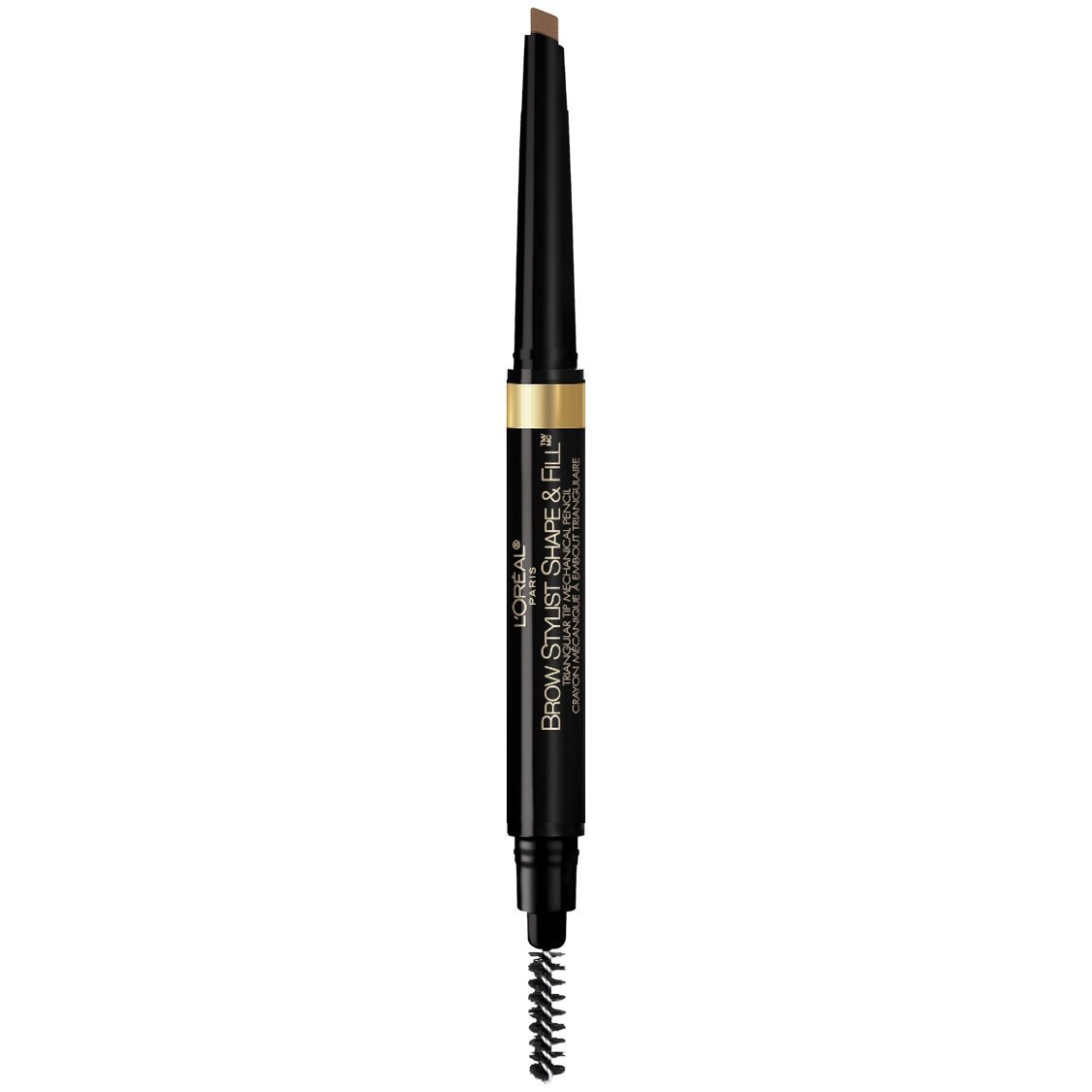 L’Oreal Paris Brow Stylist Shape & Fill Mechanical Eye Brow Makeup Pencil, Brunette, 0.008 oz.