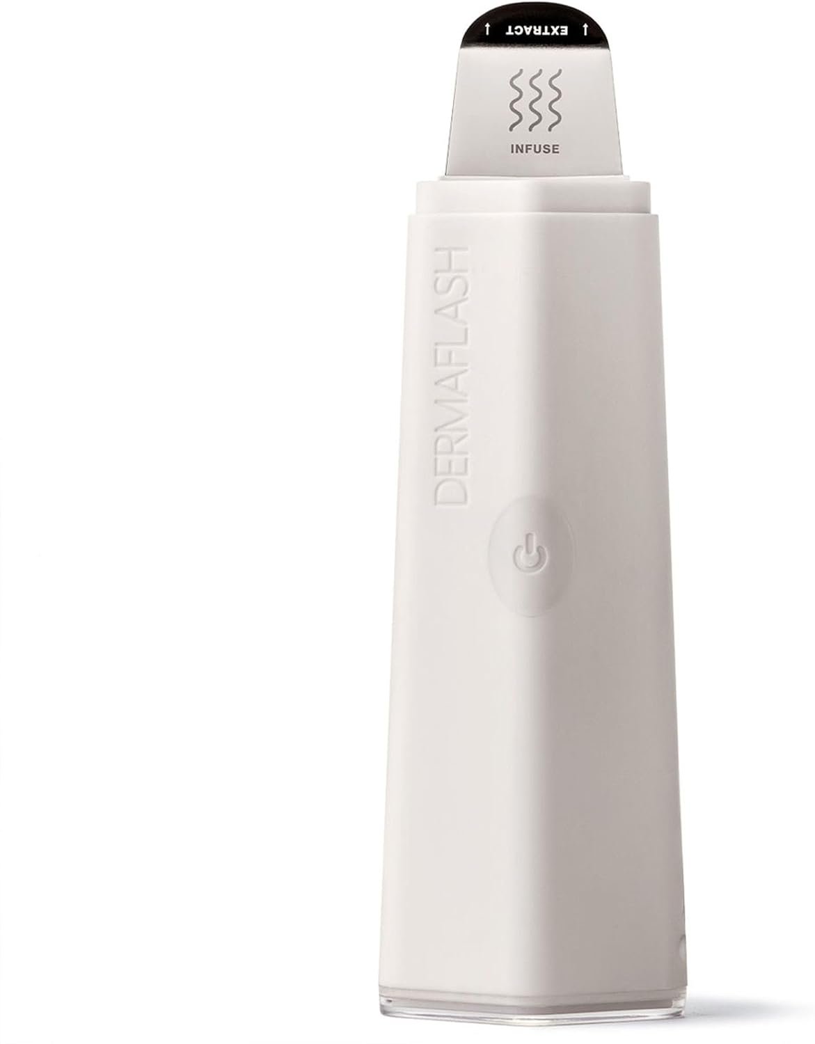 DERMAFLASH DERMAPORE+ Skin Care Device, Ultrasonic 2-in-1 Pore Extractor and Skincare Infuser, Stone