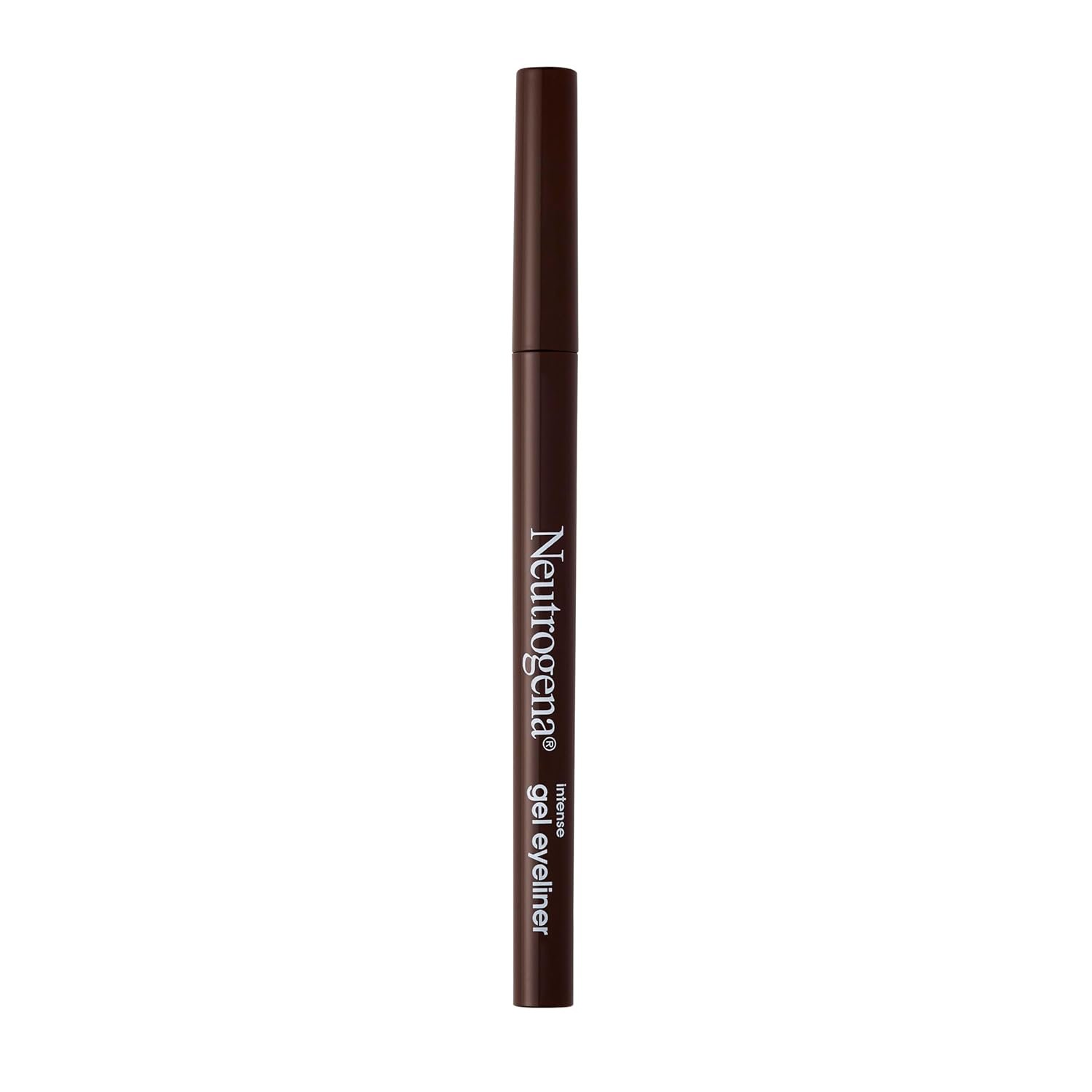 Neutrogena Intense Gel Eyeliner, Eye Makeup with Antioxidant Vitamin E, Bold Precision Eyeliner, Smudge- and Water-Resistant, Dark Brown, 0.004 oz