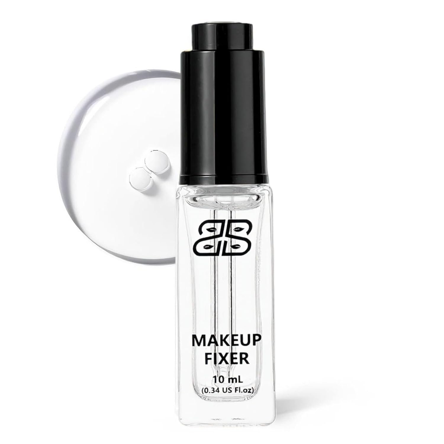 Makeup Fixer Mixing Liquid Cosmetics Eyeshadow Sealant Prolong Makeup Pigment Durability 10ml/0.34 US FL OZ (Black Bottle Cap)