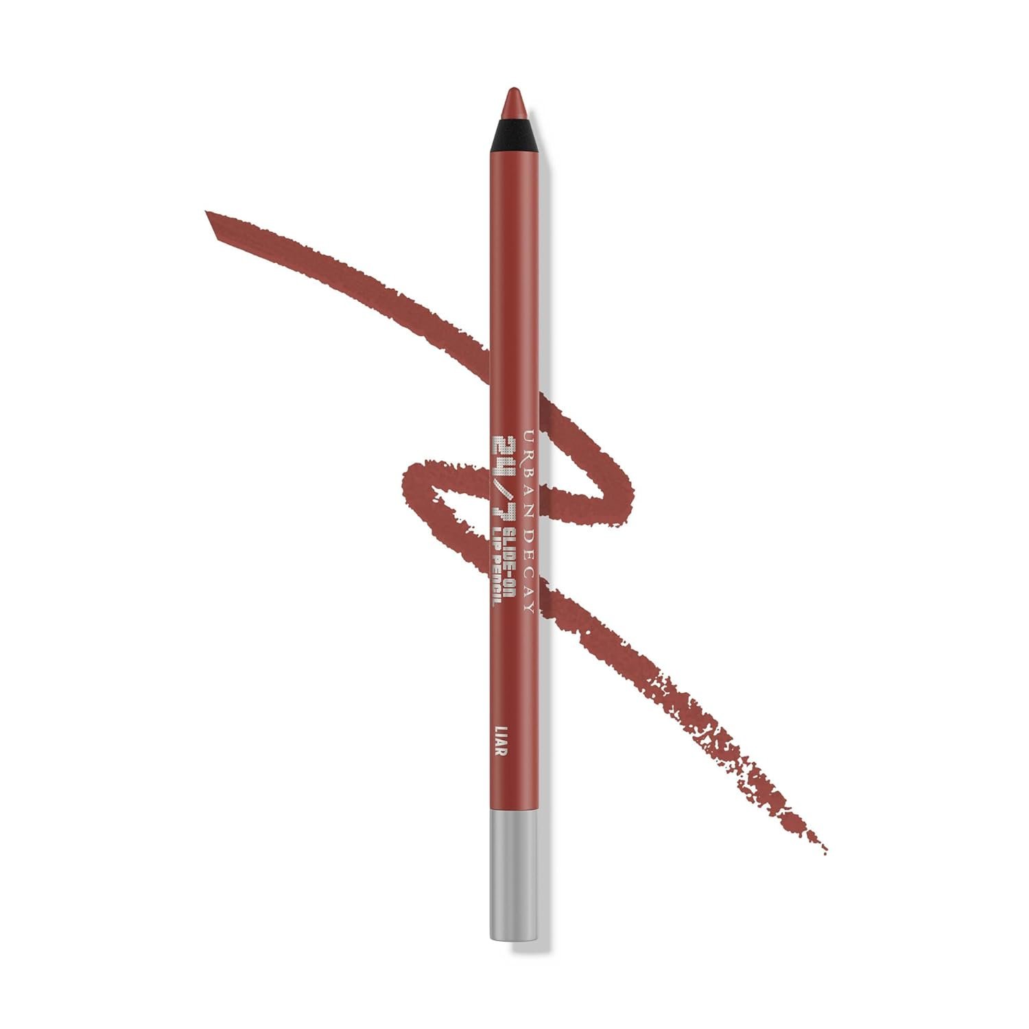 Urban Decay 24/7 Glide-On Waterproof Lip Pencil, Smudge-Proof, Longwearing Lip Liner, Smooth & Creamy Colors, Moisturizing Formula with Vitamin E, Prevents Lip Color from Feathering – 0.04 oz