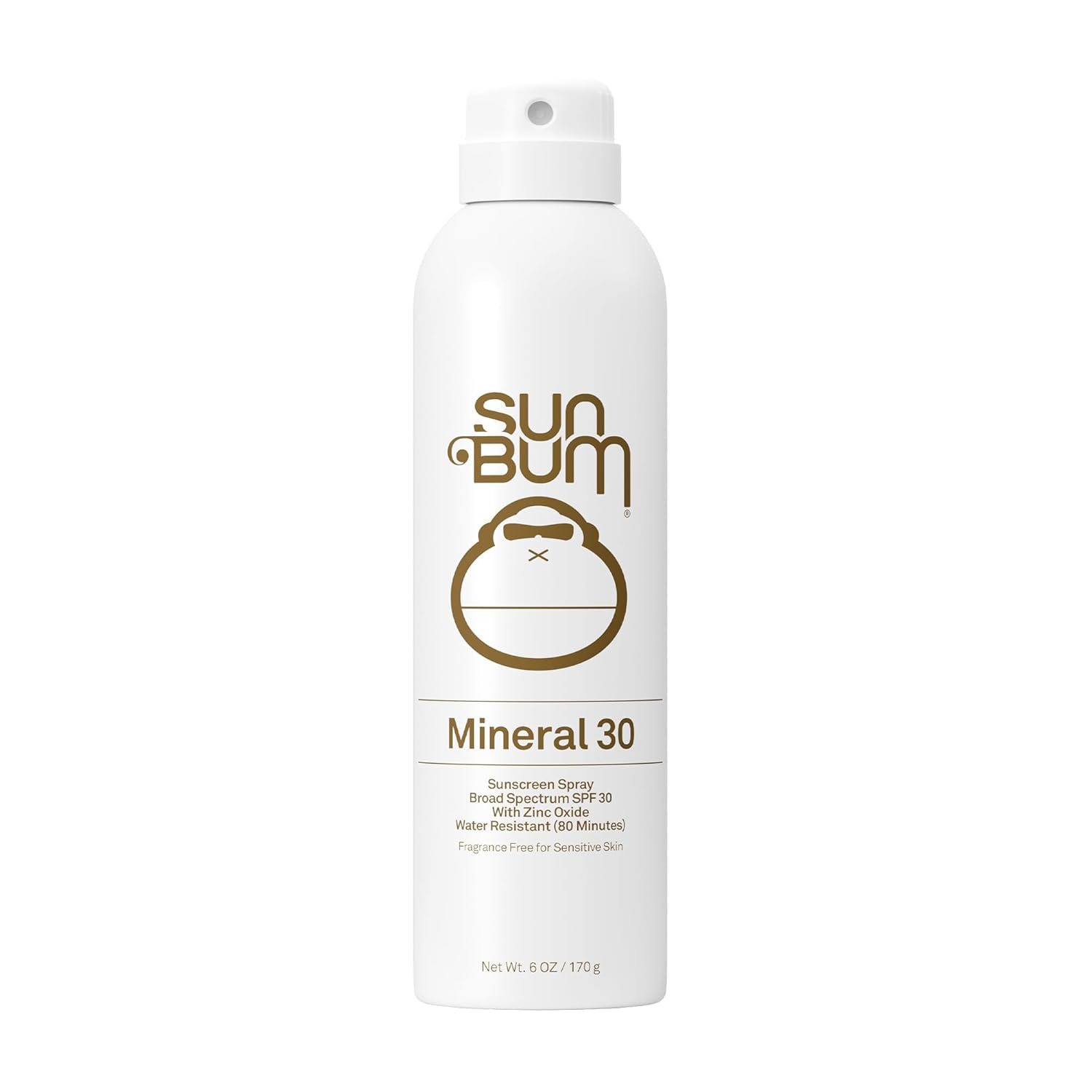 Sun Bum Mineral SPF 30 Sunscreen Body Spray – NEW FORMULA 2026 Water-Resistant Broad Spectrum Moisturizing Sunscreen with Vitamin E – Hawaii 104 Act Compliant (Without Octinoxate & Oxybenzone) – 6 oz
