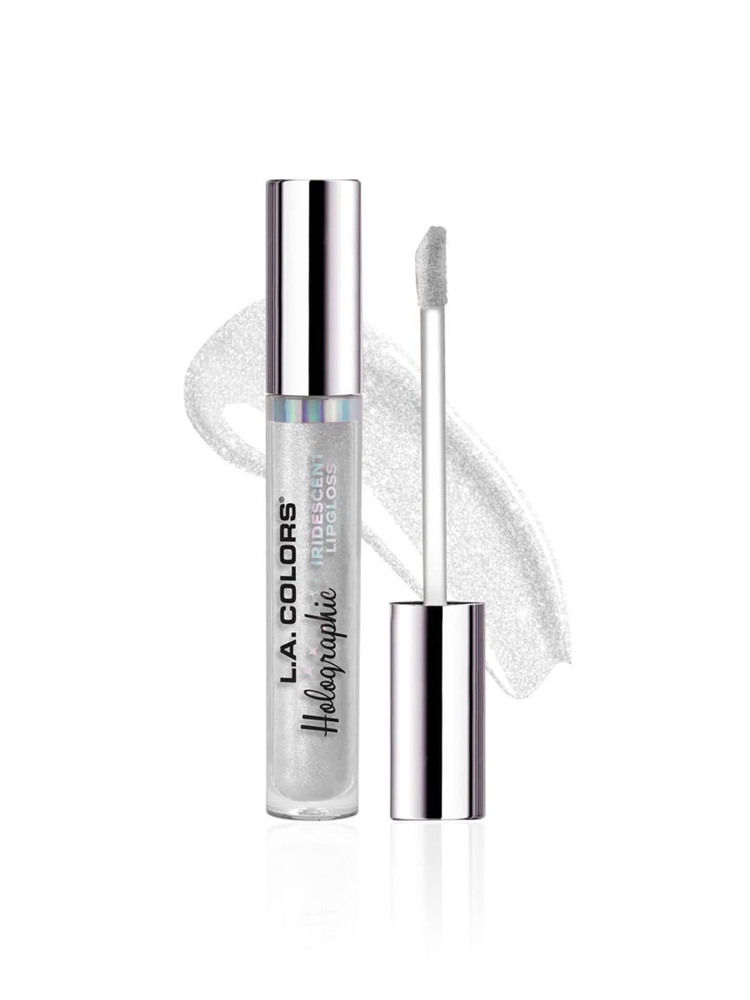 L.A. COLORS Holographic Iridescent Lipgloss, Diamond Lite CLG423