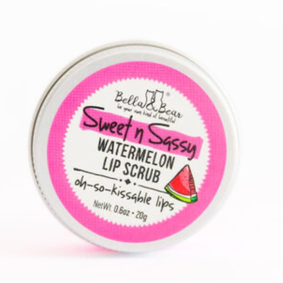 Bella & Bear Sweet ‘n’ Sassy Watermelon Exfoliating Lip Scrub, 0.6 oz