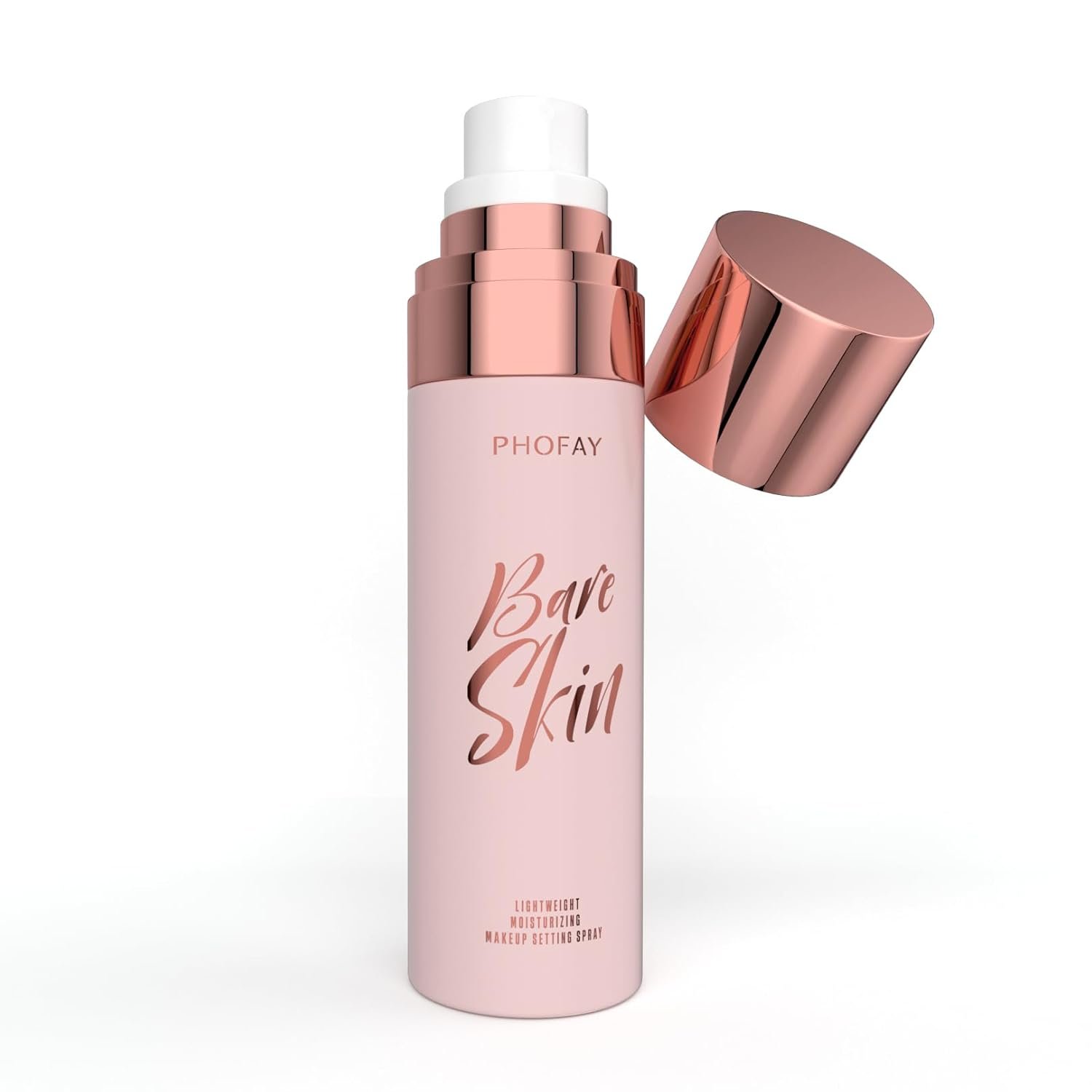 PHOFAY Moisturizing Setting Spray-Hydrating, Long-Lasting Makeup Fixer with Breathable Film & Refreshing Peach Scent, Travel Size 2.7 fl oz