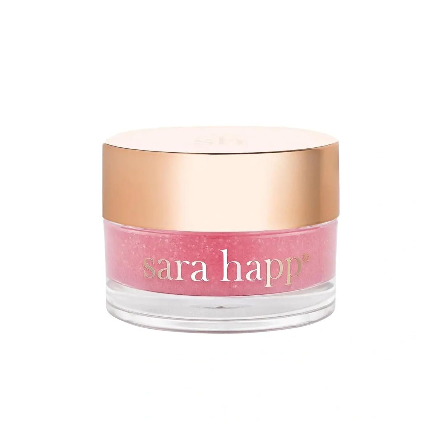 Sara Happ The Lip Scrub: Pink Grapefruit Sugar Scrub for Dry Lips – Gently Exfoliate, Polish, and Revitalize Lips with Vitamin E and Jojoba & Grape Oils, Vegan, 0.5 oz.