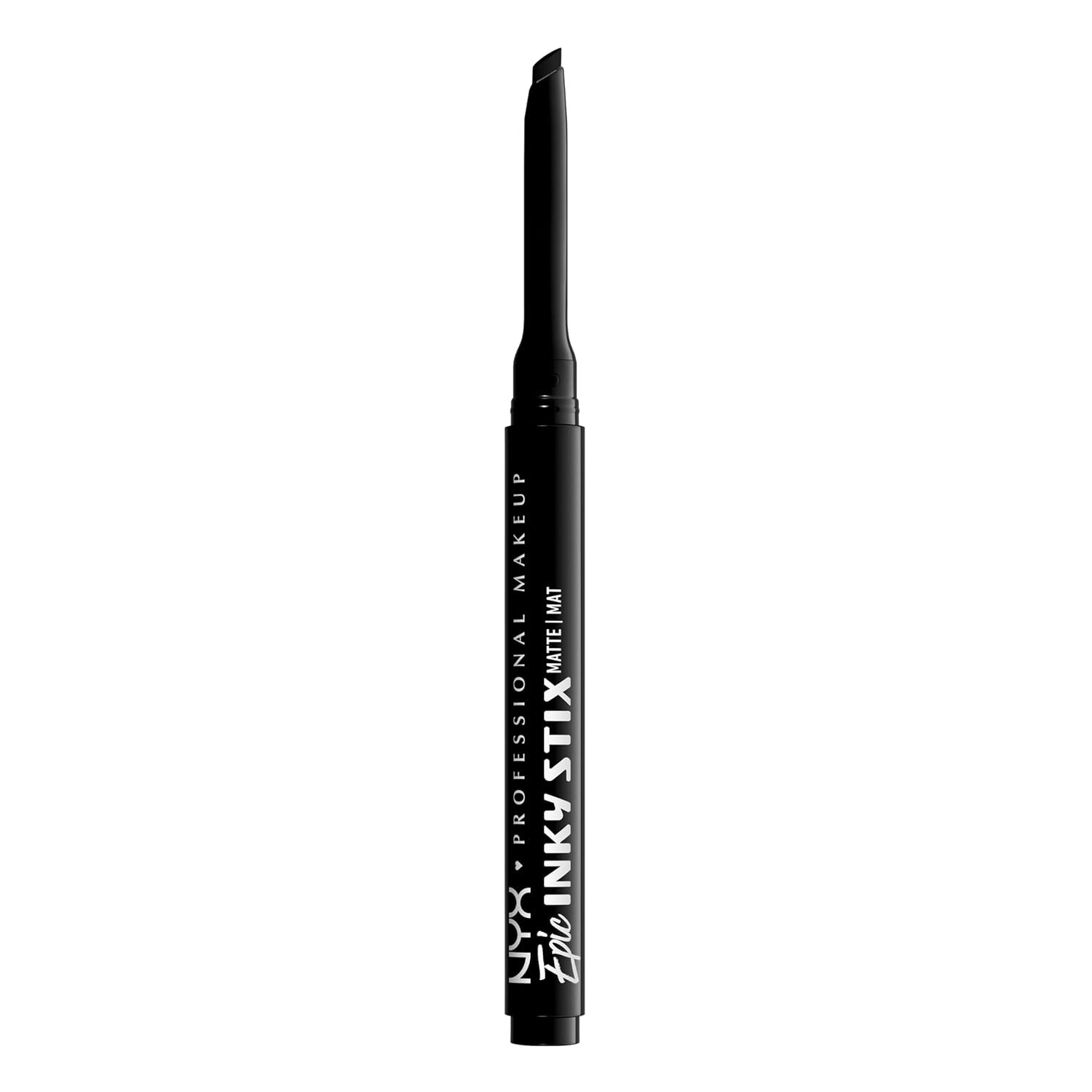 NYX PROFESSIONAL MAKEUP Epic Inky Stix Eyeliner, Mechanical Cream Gel Eyeliner, Waterproof Formula With Up To 24HR Wear – 01 Black Screen (Matte Black)