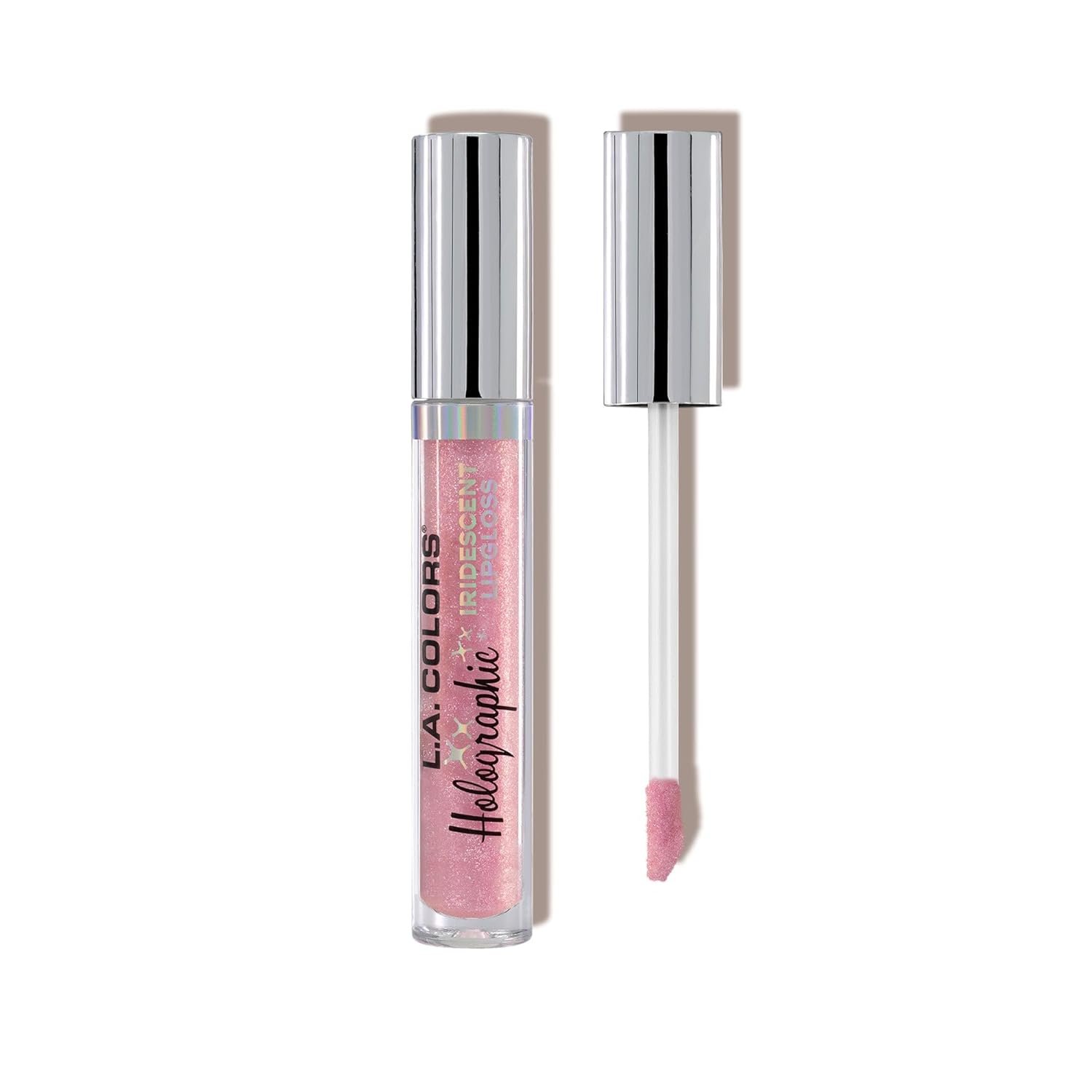 L.A. COLORS Holographic Iridescent Lipgloss, Sugared CLG421