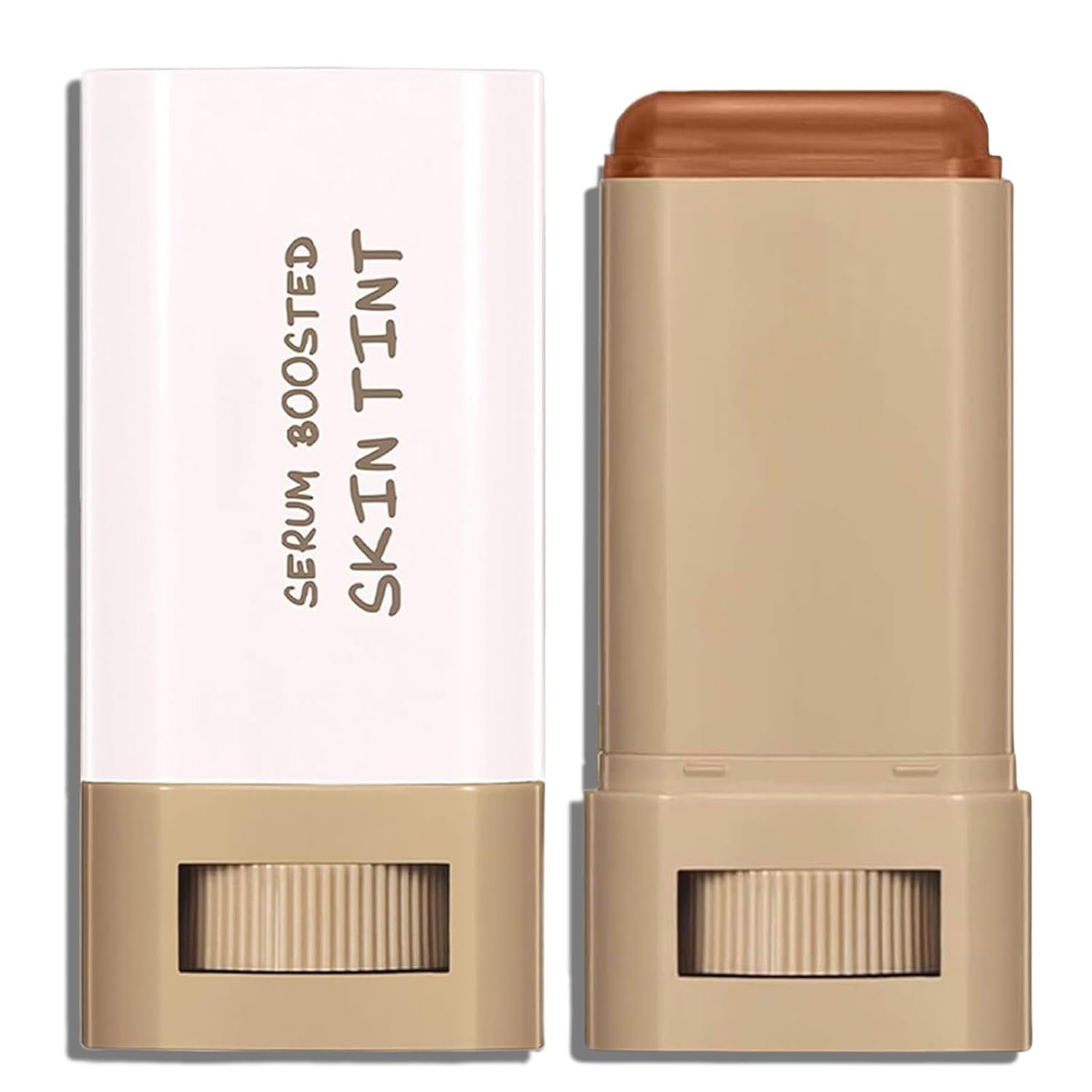 Skin Tint, Beauty Balm Serum Boosted Skin Tint, Foundation Stick, Concealer Contour Stick for Black Women, Tinted Moisturizer, Full Coverage Foundation Makeup with Natural Finish (#03)