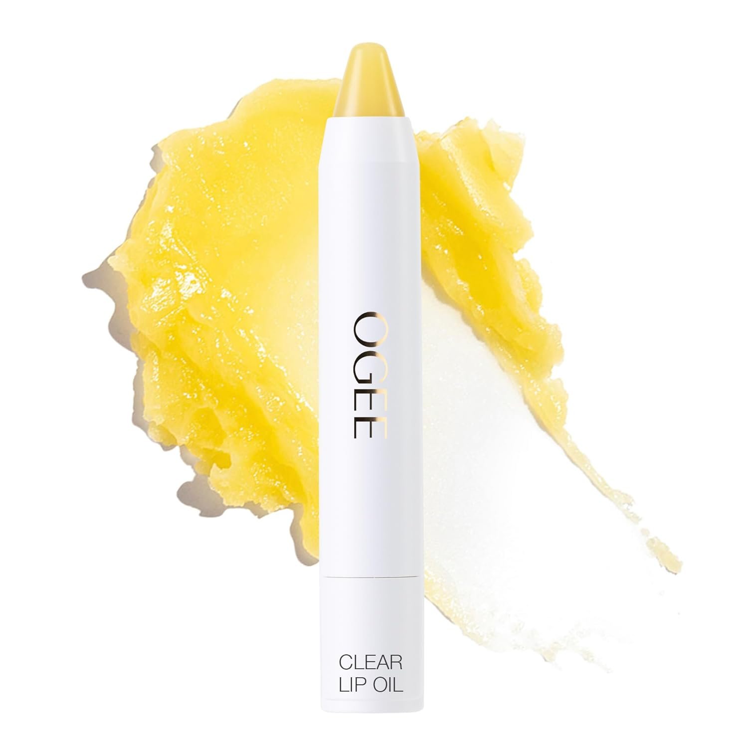 Ogee Sculpted Lip Oil – Lip Stain Made with 100% Organic Coconut Oil, Jojoba Oil, and Vitamin E – Best as Lip Balm or Overnight Lip Treatment – CLEAR