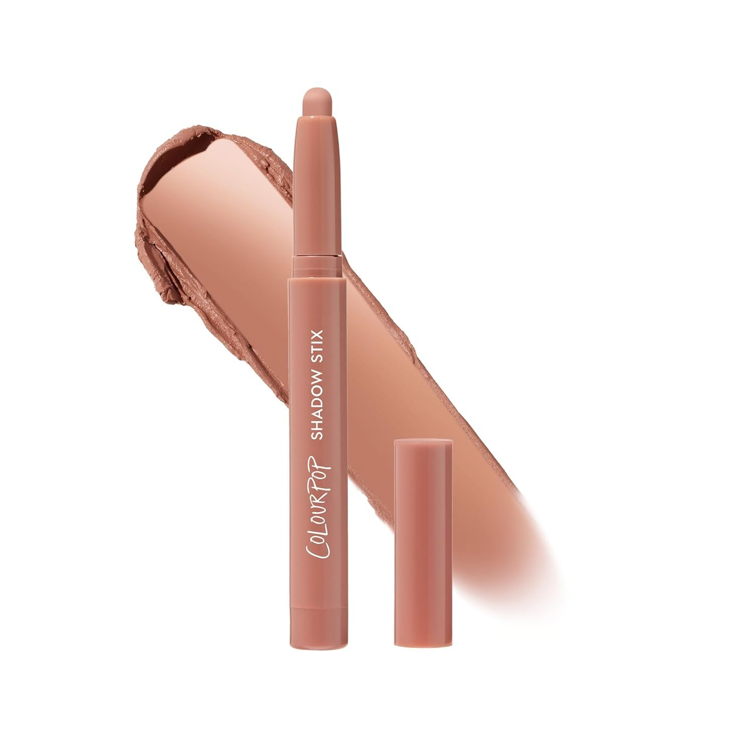 ColourPop Shadow Stix – Cream Eyeshadow Stick with Long-Lasting Color – Multi-Use Cream Makeup with a Built-In Sharpener & Precise Tip for Easy Application – Bare With Me (0.05 oz)