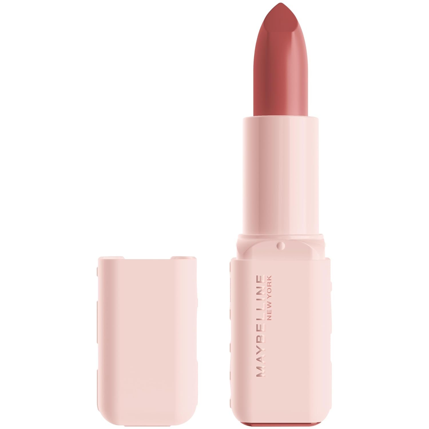 MAYBELLINE Serum Lipstick, Hydrating Lip Makeup with 8HRs of Lip Plumping Moisture with Hyaluronic Acid + Oil Blend, Maybe It’s…Soft (Light Terracotta Rose Nude Satin)
