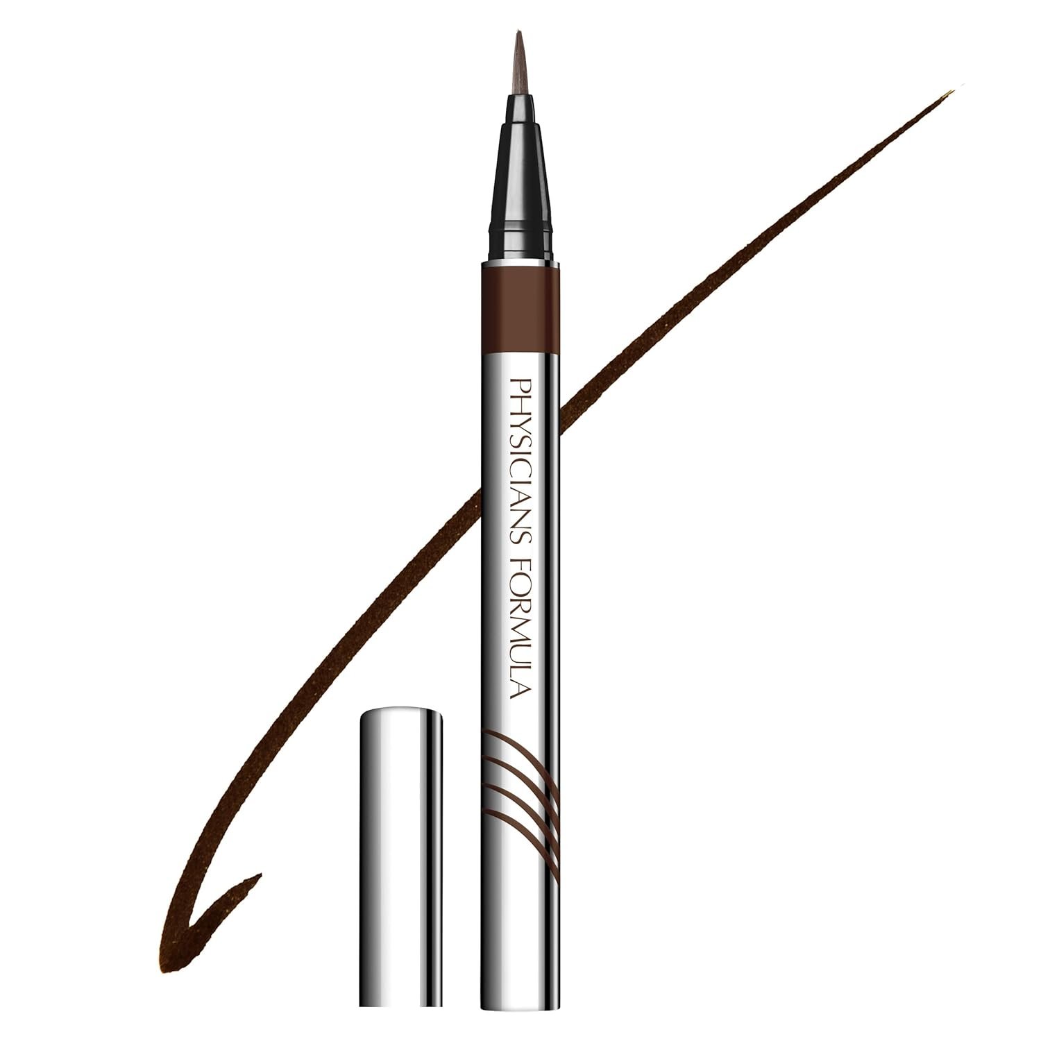 Physicians Formula Eye Booster, Lash-Enhancing 2-in-1 Eyeliner Serum, Dermatologist Approved, Hypoallergenic, Cruelty-Free & Vegan – Deep Brown