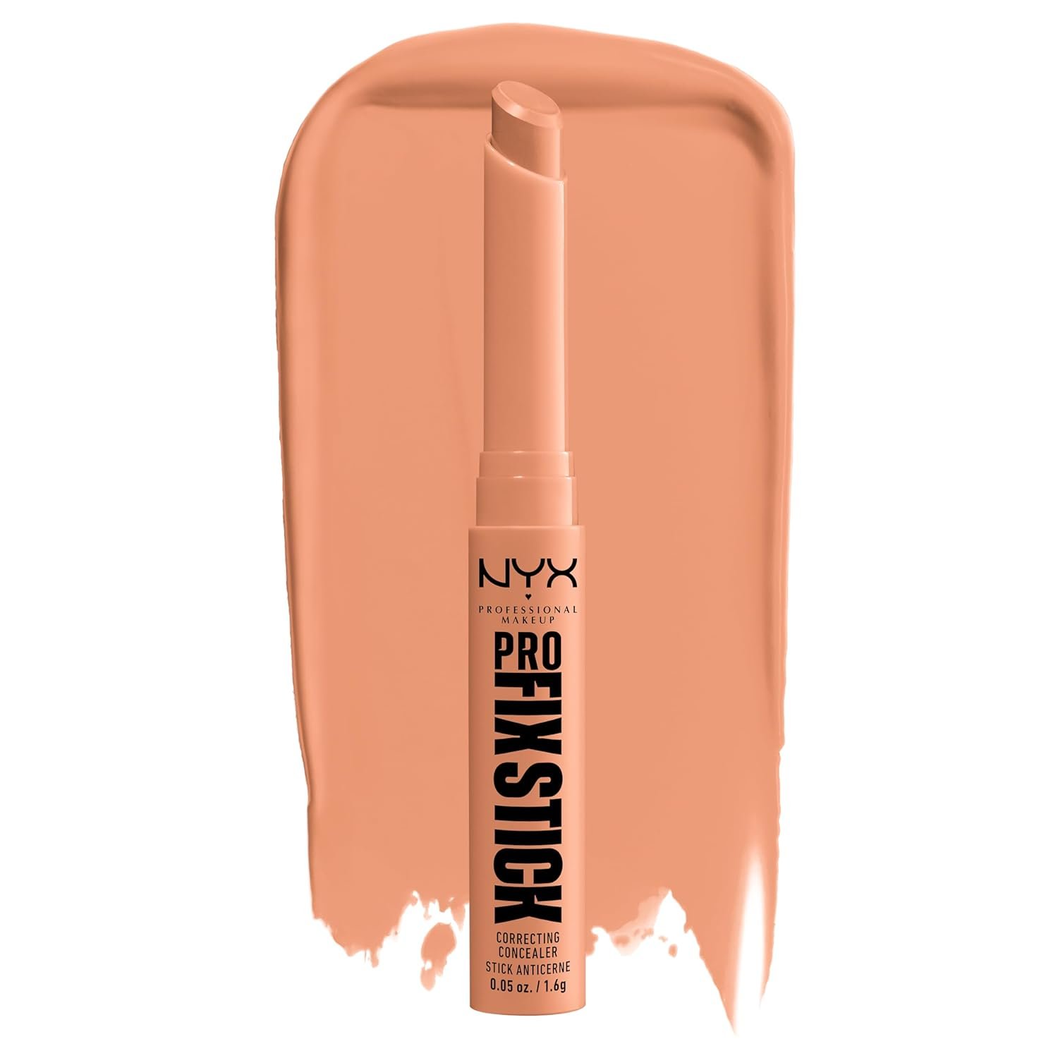NYX PROFESSIONAL MAKEUP Pro Fix Stick Correcting Concealer, Buildable Medium Coverage Concealer Stick – Dark Peach