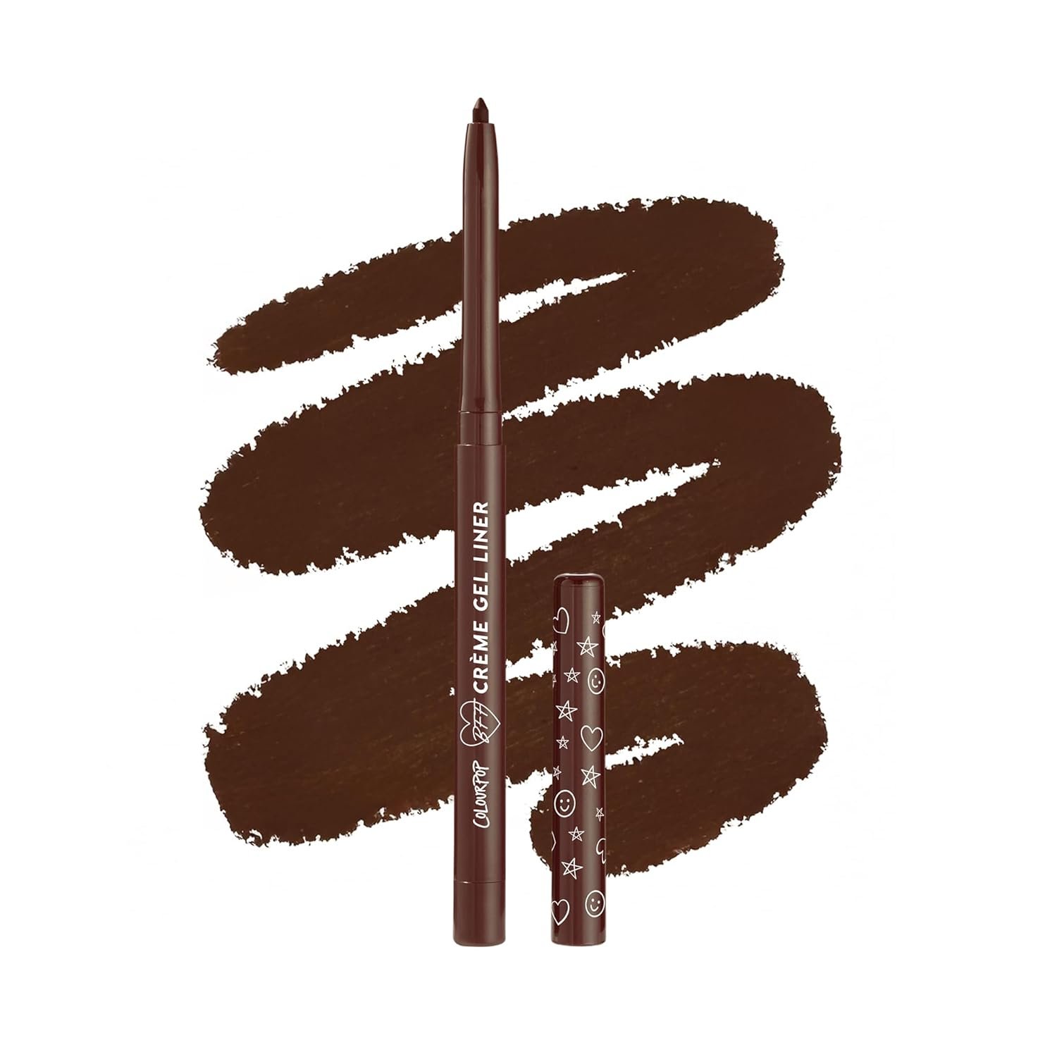ColourPop BFF Crème Gel Liner – Waterproof Gel Eyeliner Pen with a High-Pigment & Buildable Formula – Colored Eyeliner with 18-Hour Wear – Sunnyvale (0.01 oz)