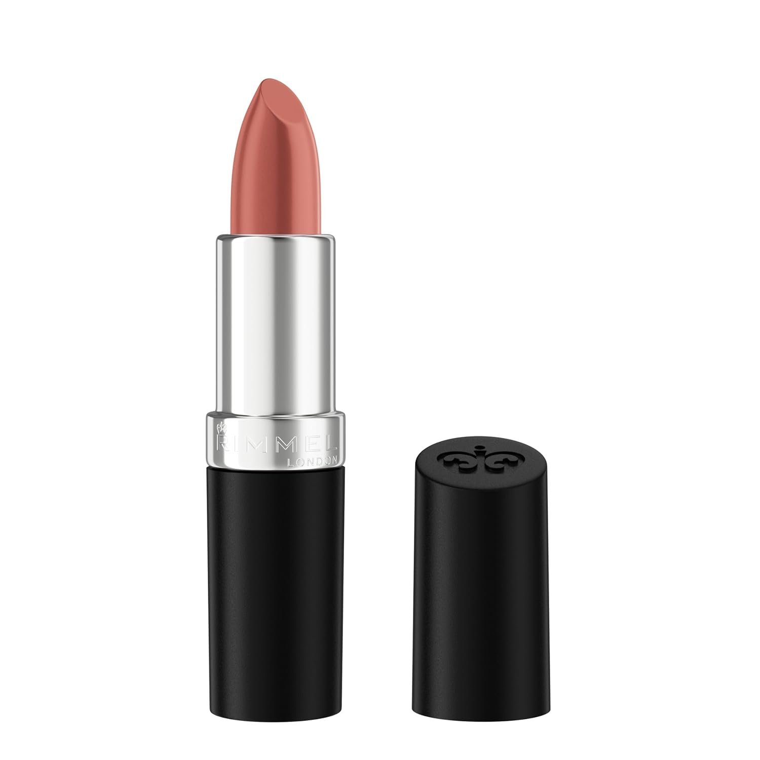 Rimmel Lasting Finish Lipstick | Up to 8 Hours of Intense Lip Color with Color Protect Technology and Exclusive Black Diamond Complex | 90’s Nude Collection | 0.14 fl oz (Pack of 1) | 40 Kinda Cute
