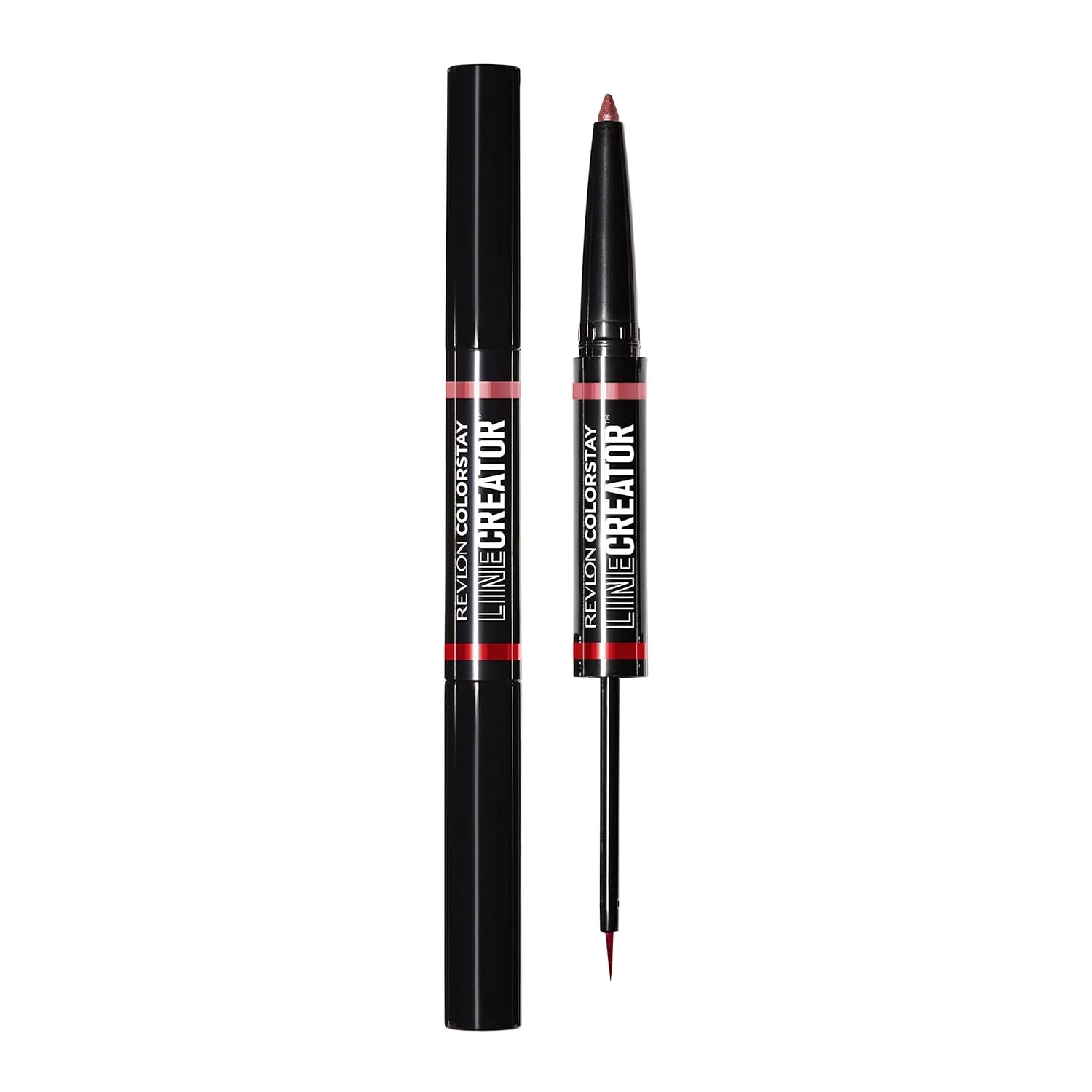 REVLON Liquid Eyeliner & Smoky Kohl Pencil, ColorStay Line Creator Eye Makeup, Waterproof & Transferproof, 153 She’s On Fire, 0.004 oz