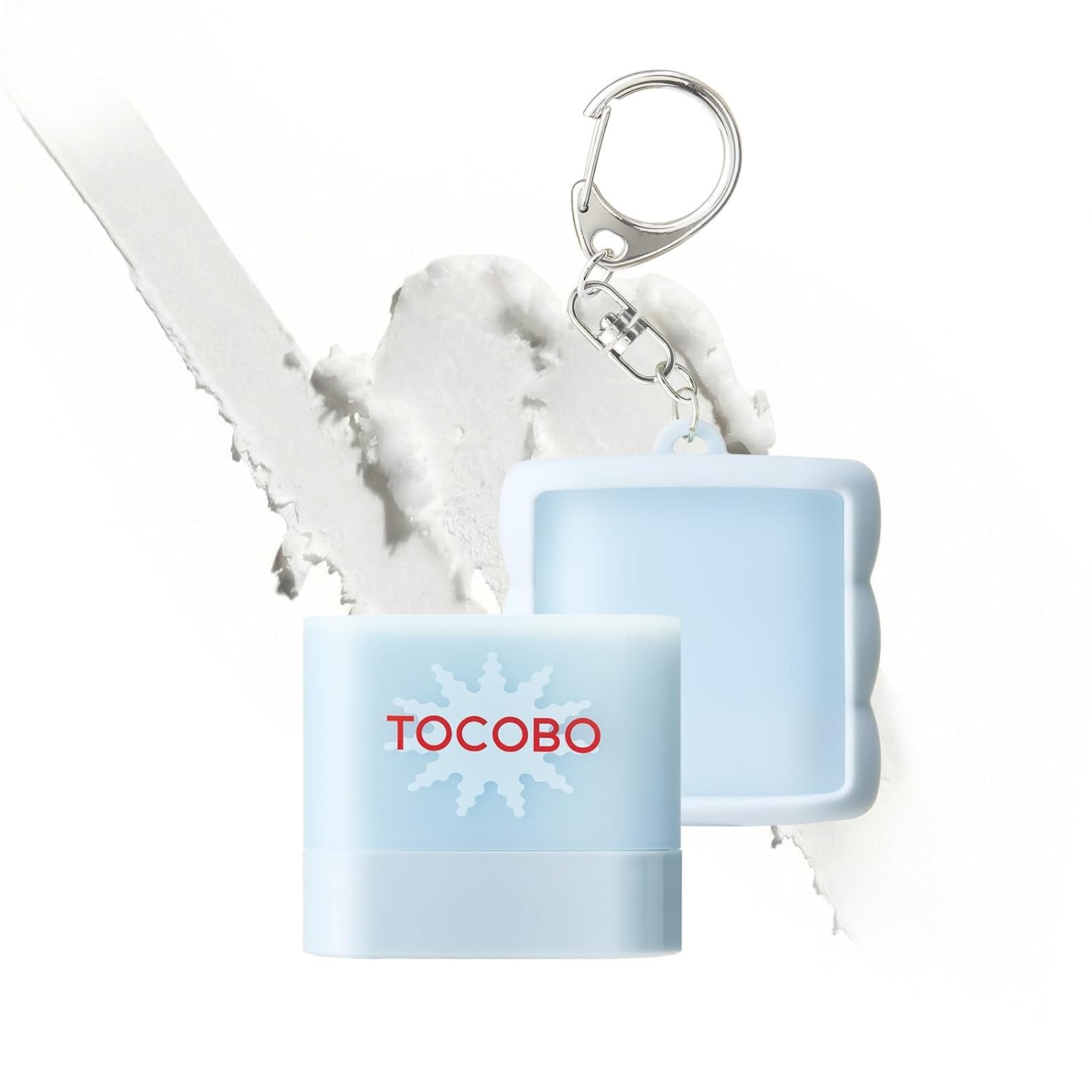 TOCOBO Mini Cotton Airy Sun stick with Silicone Key Ring Sunscreen (Mini_Stick) (Blue, 1 Count (Pack of 1) (Mini_Blue, 1 Fl Oz (Pack of 1), Mini_Blue)