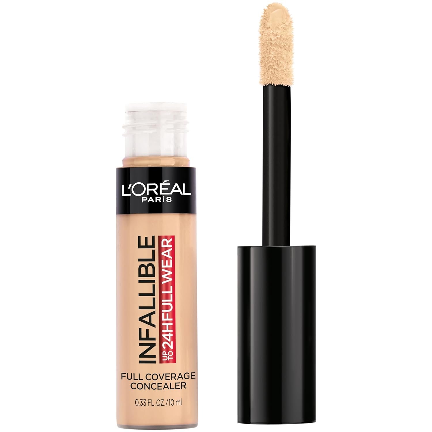 L’Oreal Paris Makeup Infallible Full Wear Waterproof Matte Concealer, Full Coverage, Oatmeal, 0.33 fl. oz.