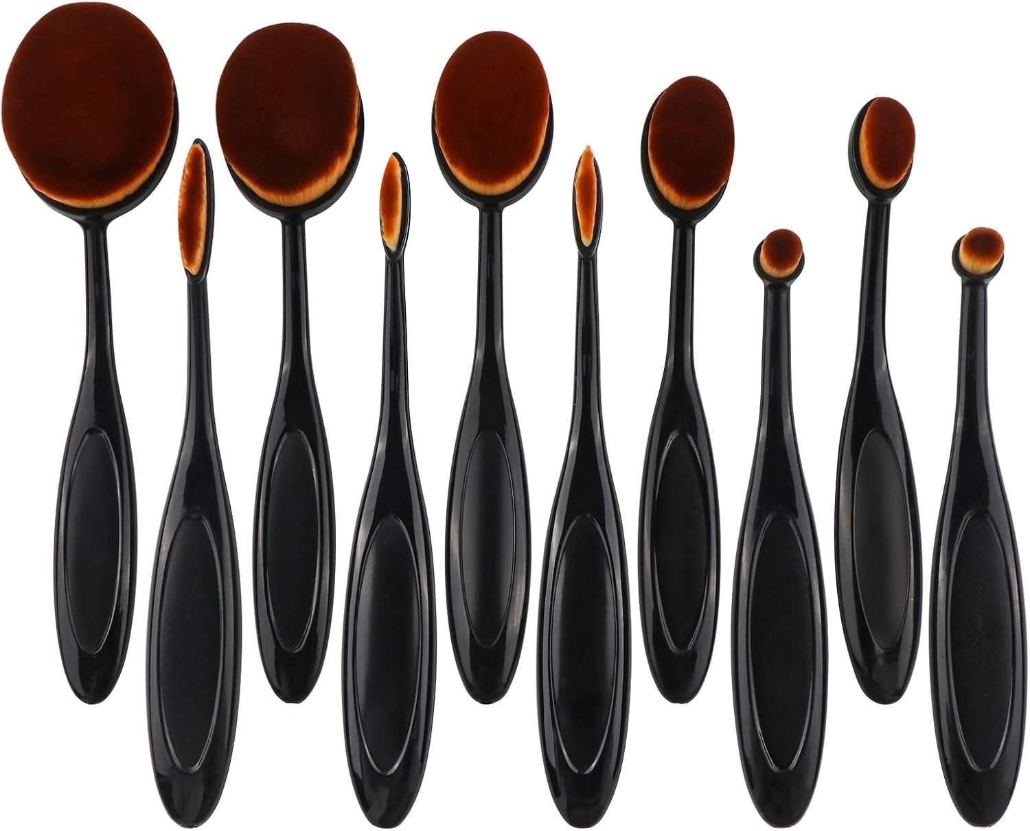 10Pcs Ink Blending Brushes Set; Mixed Sizes Blender Brushes for Scrapbooking Stencils Card Making Crafting Ink Daubers Ink Blending Tool (10 Sizes)