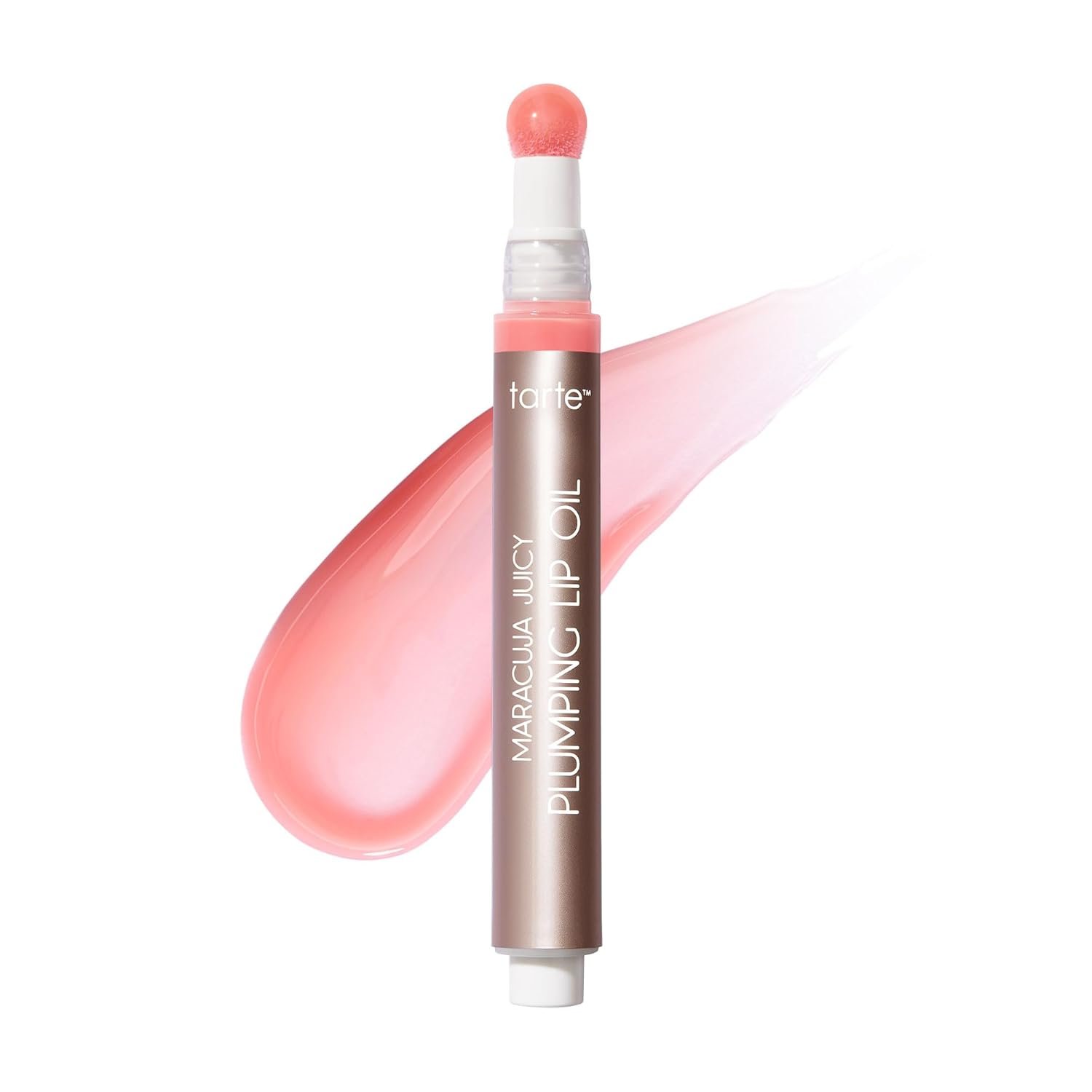 tarte maracuja juicy plumping lip oil – Hydrating & Volumizing Lip Plumper Gloss Balm with Nourishing Hyaluronic Acid & Vitamin E, Plumps & Moisturizes, Vegan & Cruelty Free
