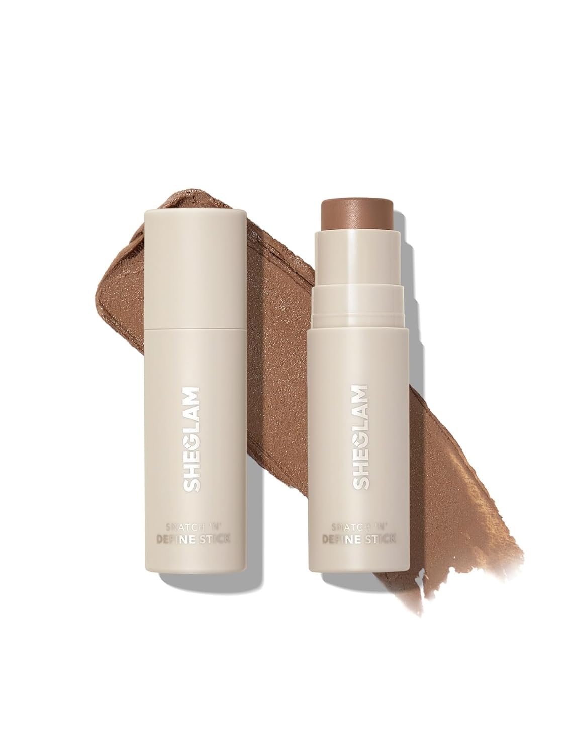 SHEGLAM Snatch ‘n’ Define Cream Contour Stick Long Lasting Highly Pigmented Sweat Proof Face Bronzer Makeup – Soft Tan