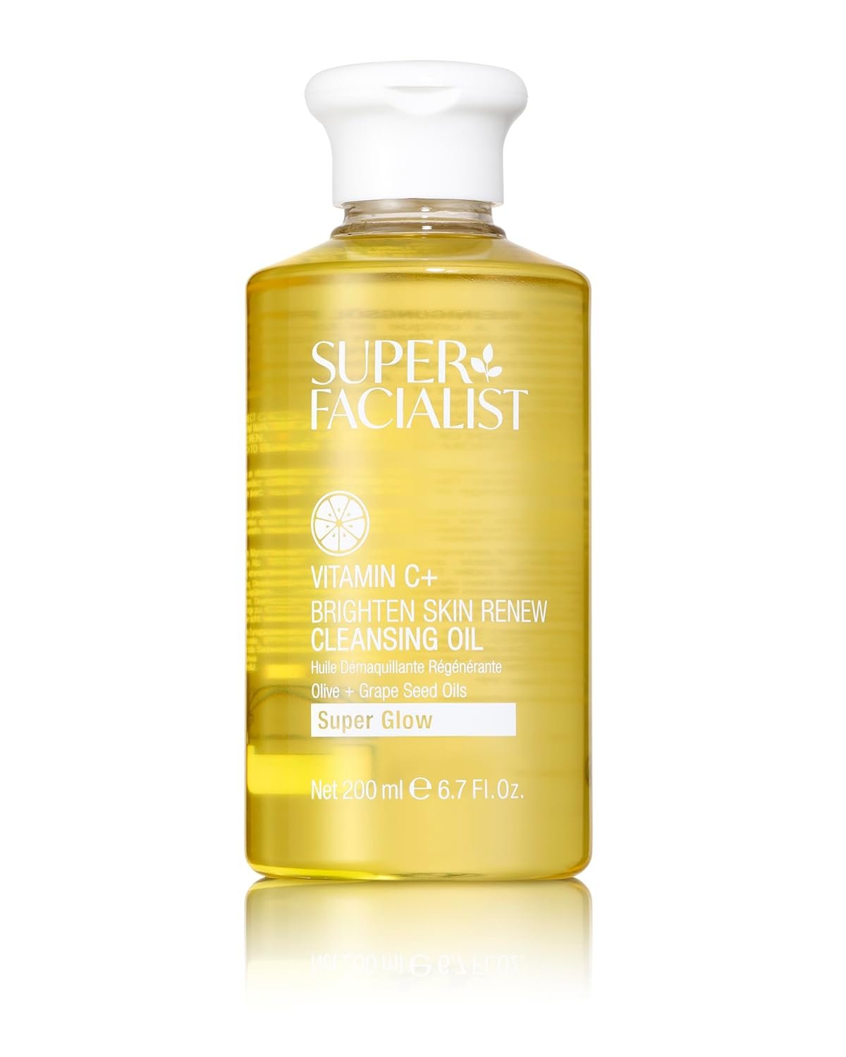 Super Facialist Face Cleanser Oil – Facial Wash & Waterproof Makeup Remover with Vitamin C, Gentle Cleansing Oil for Women, Suitable for All Skin Types 6.8 oz
