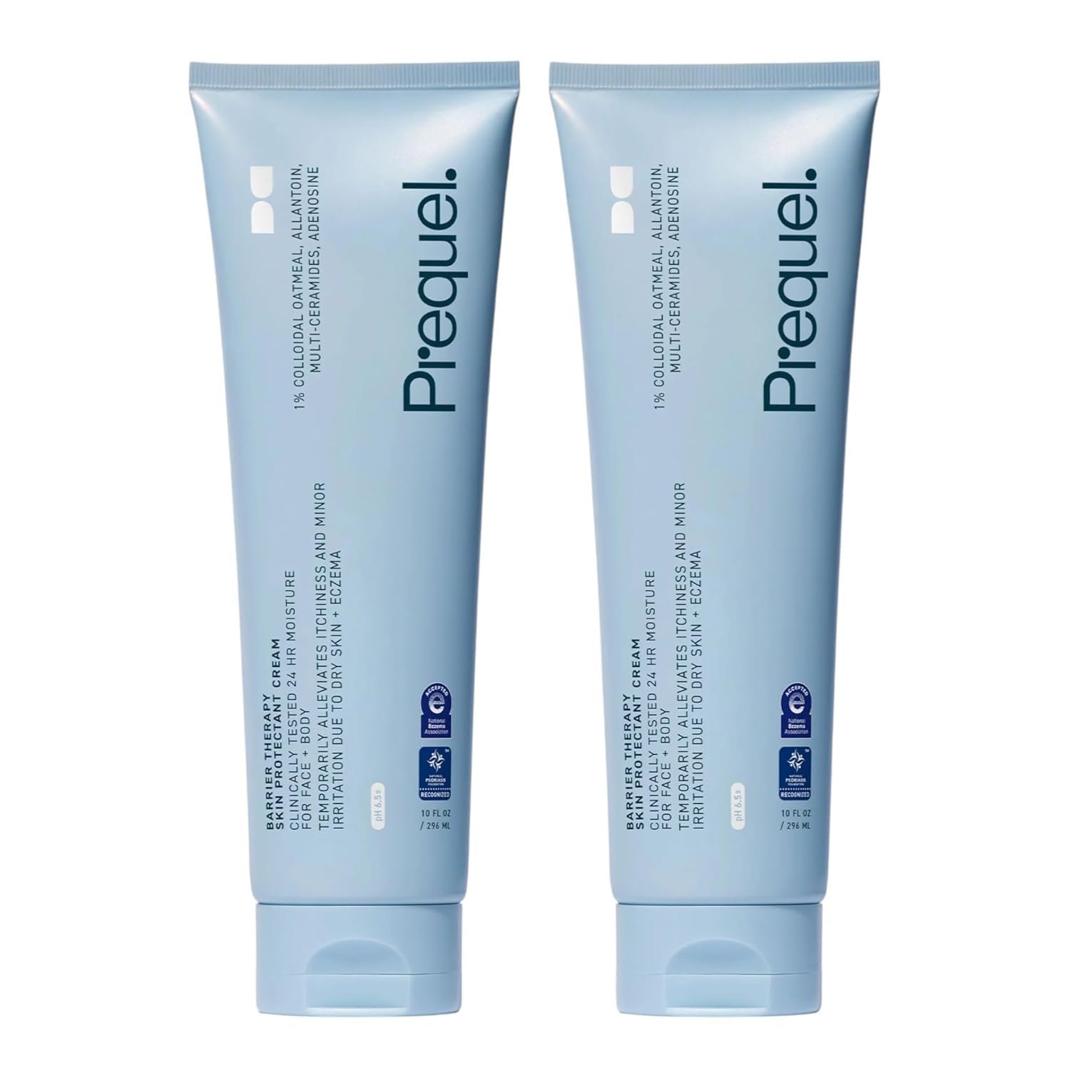 Prequel – Barrier Therapy Skin Protectant Cream for Face and Body – Advanced Skin Barrier Repair Moisturizer To Soothe Dry, Irritated Skin And Lock In Moisture – 2 Pack