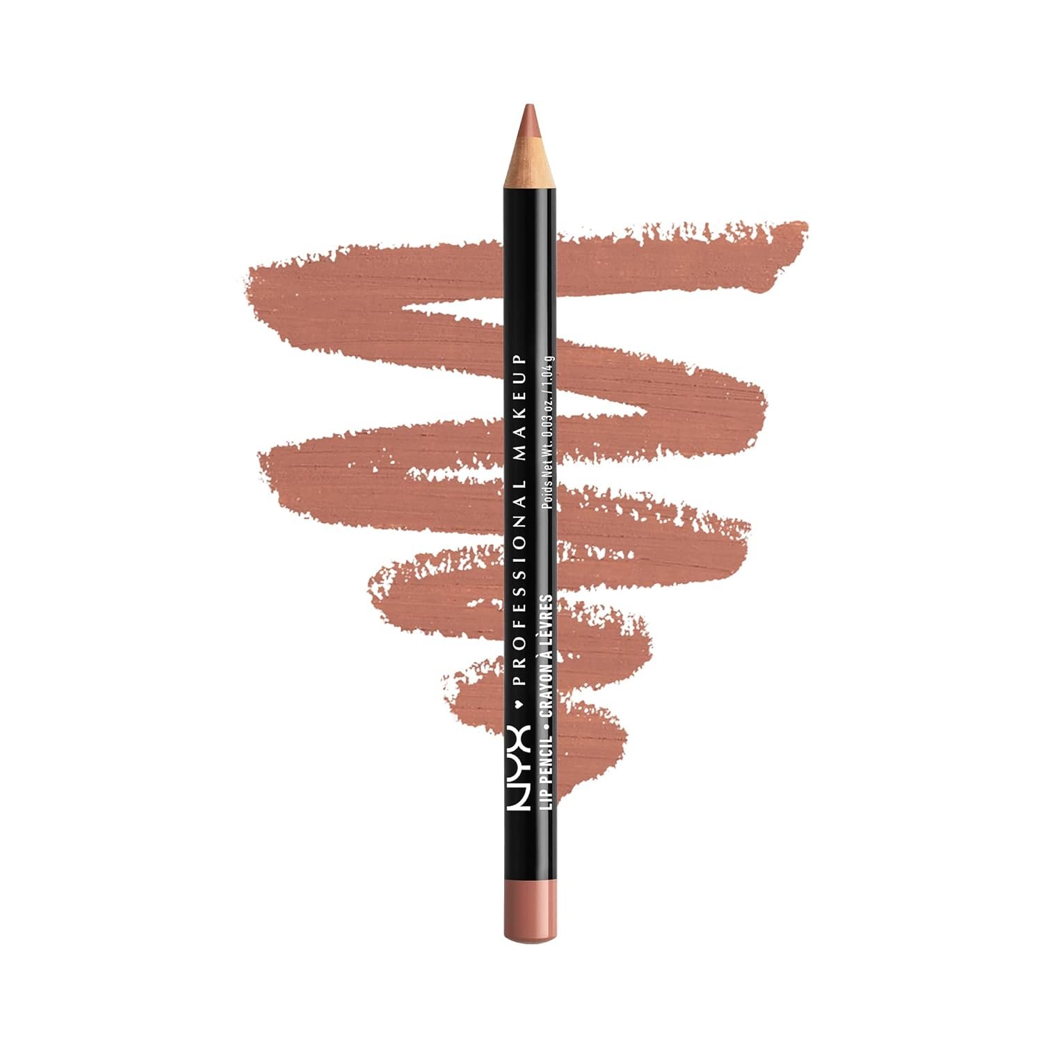 NYX PROFESSIONAL MAKEUP Slim Lip Pencil, Long-Lasting Creamy Lip Liner – Peakaboo Neutral