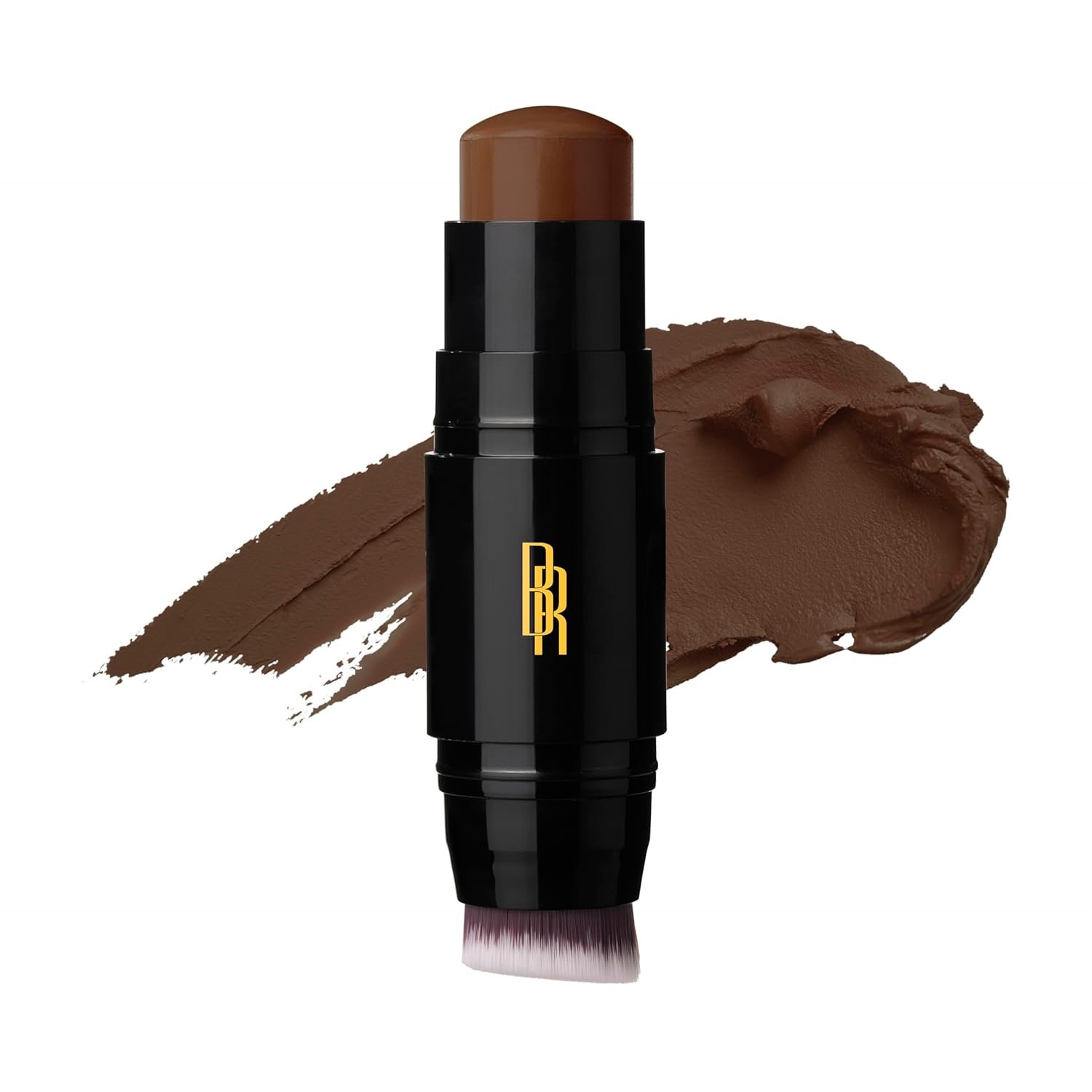Black Radiance Color Perfect Foundation Stick with Soft Brush Applicator Duo – Buildable, Blendable Versatile Pigment-Rich Formula – Chocolate Dipped