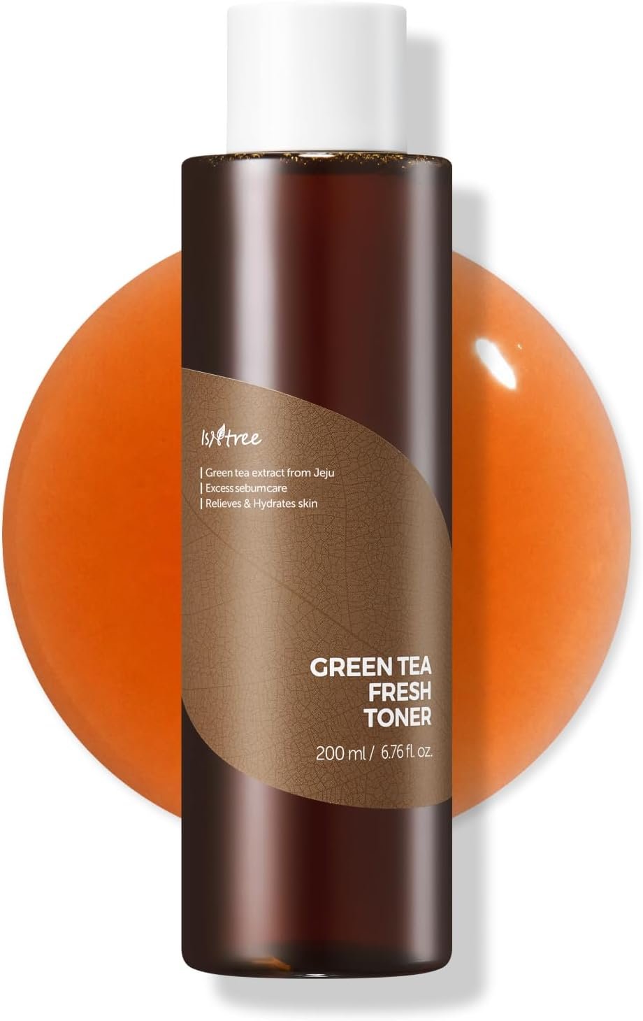 ISNTREE Green Tea Fresh Toner | Korean Toner with Green Tea | Hydrating Facial Toner for Oily Skin, Sebum Control & Refreshing Care, 6.76 fl oz