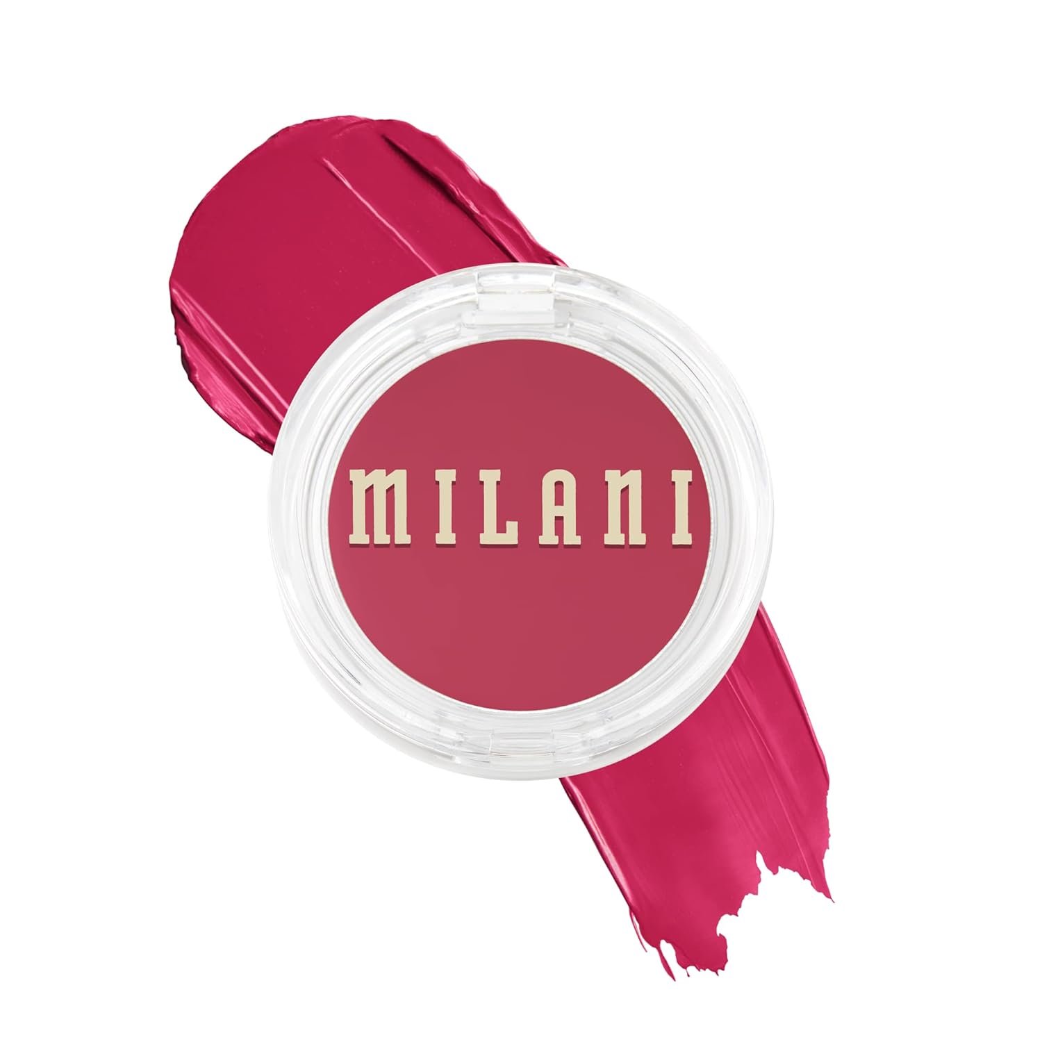Milani Blush Makeup – Cheek Kiss Cream Blush for Cheeks, Buildable Cream-to-Gel Blusher & Lip Tint, Dewy Natural Color, Hydrating – Blushing Berry