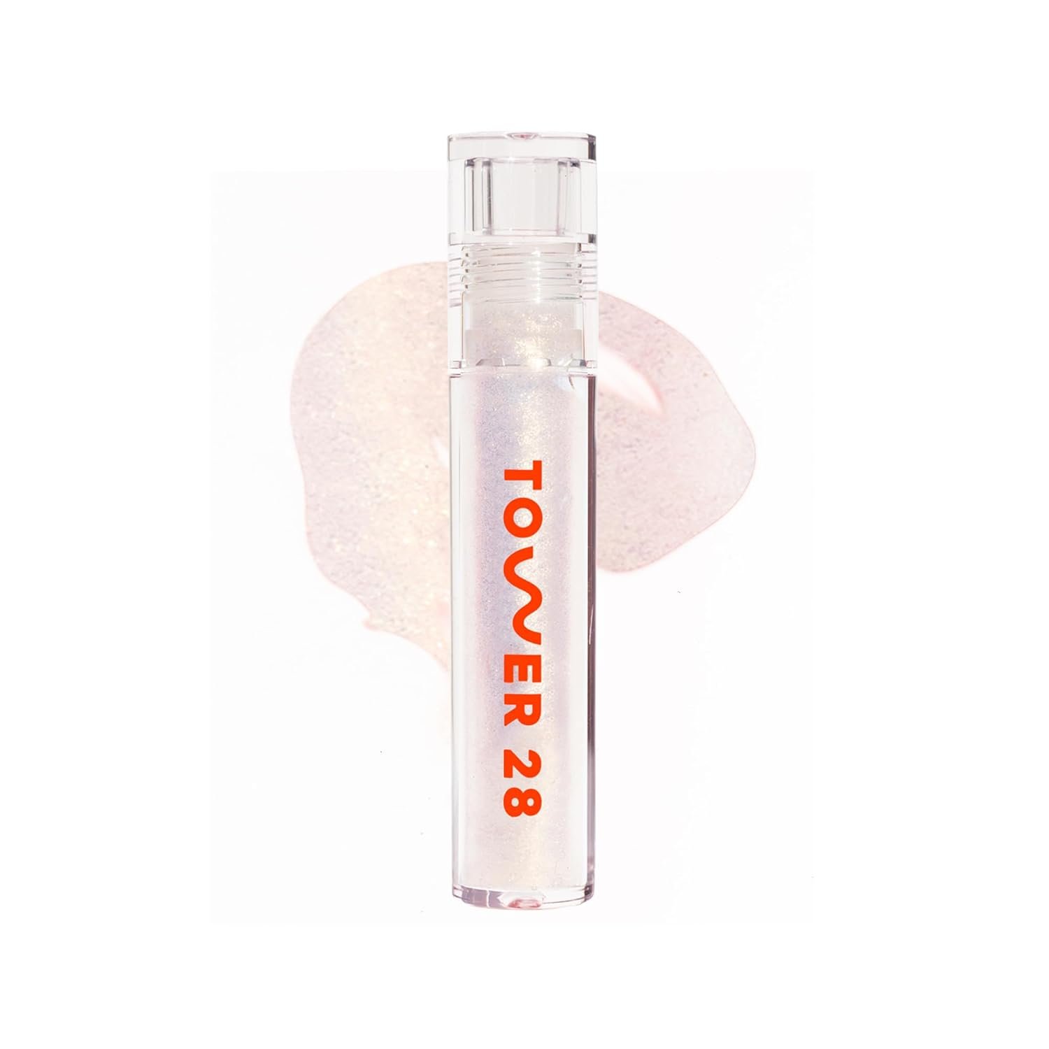 Tower 28 ShineOn Lip Gloss Jelly – Hydrating Lip Balm + Shimmery Gloss for Sensitive Lips – Non-Sticky + High-Shine Jelly Formula with Nourishing Oil Blend – Magic – Gold Shimmer (0.13)