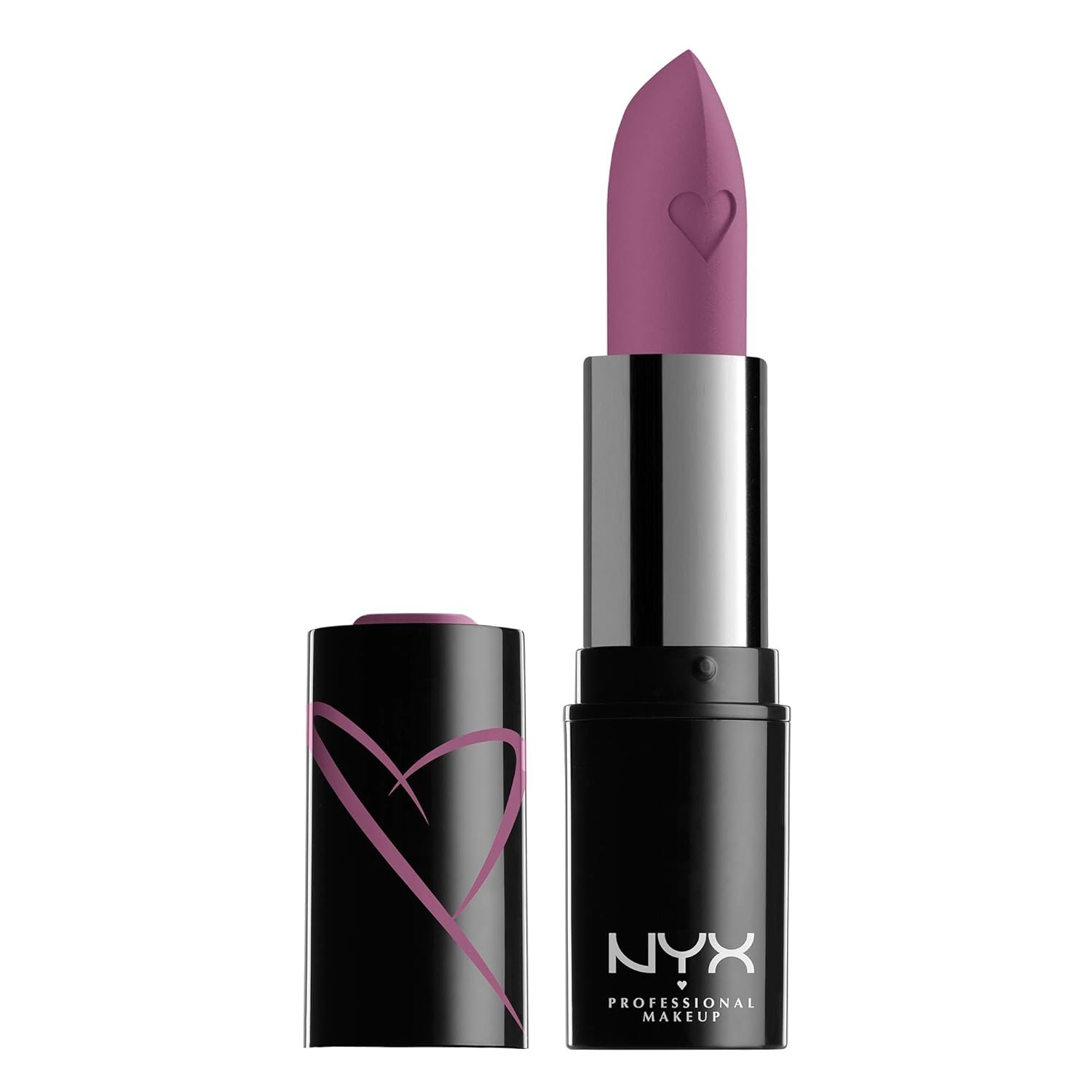 NYX PROFESSIONAL MAKEUP Shout Loud Satin Lipstick, Infused With Shea Butter – In Love (Pink Mauve)