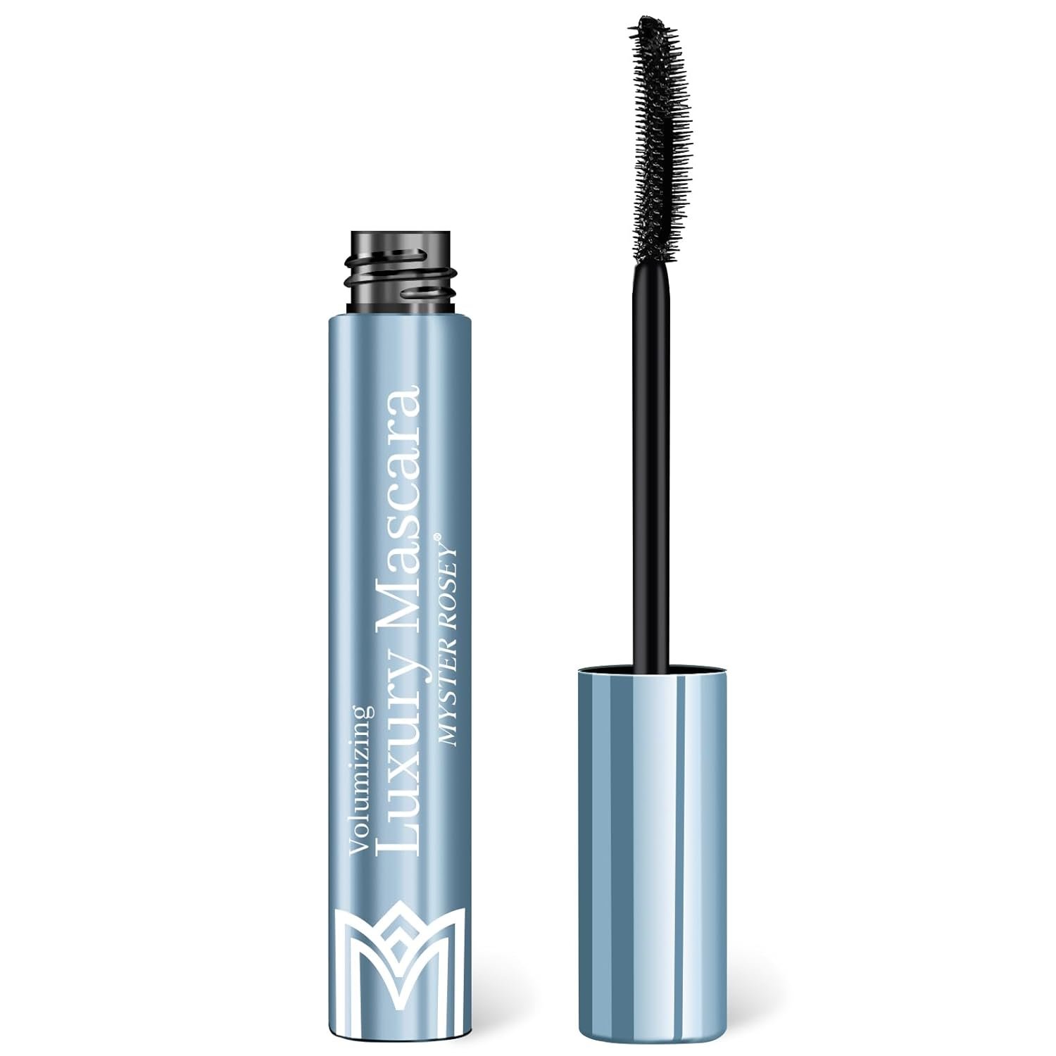 MYSTER ROSEY Mascara for Older Women, Tubing Mascara Black – Lengthening, Volumizing & Curling, Smudge-Proof, Washable, Add Jojoba Oil and Castor Oil, Vegan & Cruelty-Free – 0.4 Fl Oz (Pack of 1)