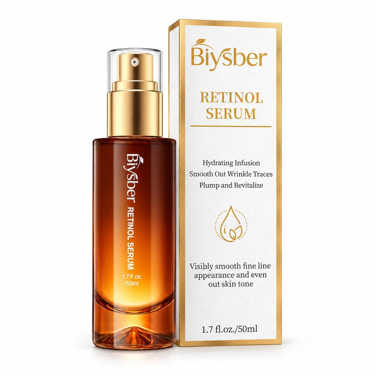 Retinol Collagen Serum for Face: Anti Aging Repair Peptide Serum with Boost Hydration-Day/Night Facial Firming Lifting Neck Skin Care for Women/Men(1.70 Fl Oz)