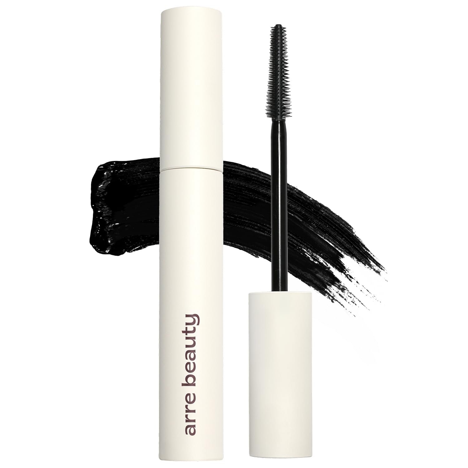 Tubing Mascara – Lengthening Formula with Peptide Infused Lash Serum – Smudge-Proof, Warm Water Removal, Sensitive Eye Safe – Glossy Jet Black (Ace High)