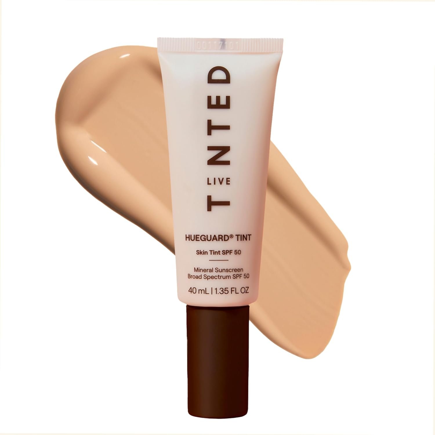 Live Tinted Hueguard Tinted Sunscreen SPF 50 – Mineral Sunscreen for Face, Skin Tint with Buildable Coverage, Dewy Glow Finish, Hydrating, Vegan, Fragrance-Free, Water & Sweat Resistant, Shade 10