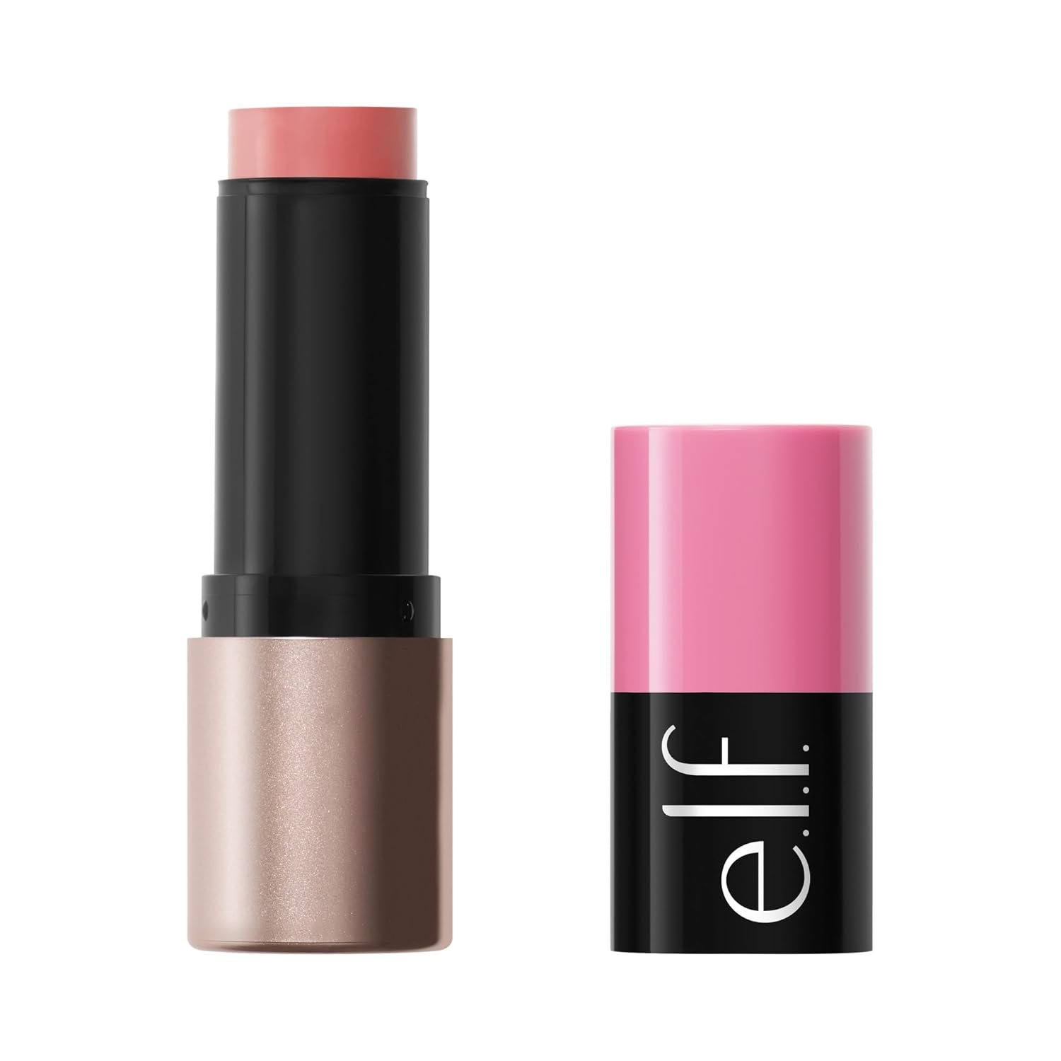 e.l.f. Soft Glam Cream Blush Stick, Buildable Cream Blush for A Natural Flush & Satin Finish, Made with Shea Butter, Vegan & Cruelty-Free, Pink On It