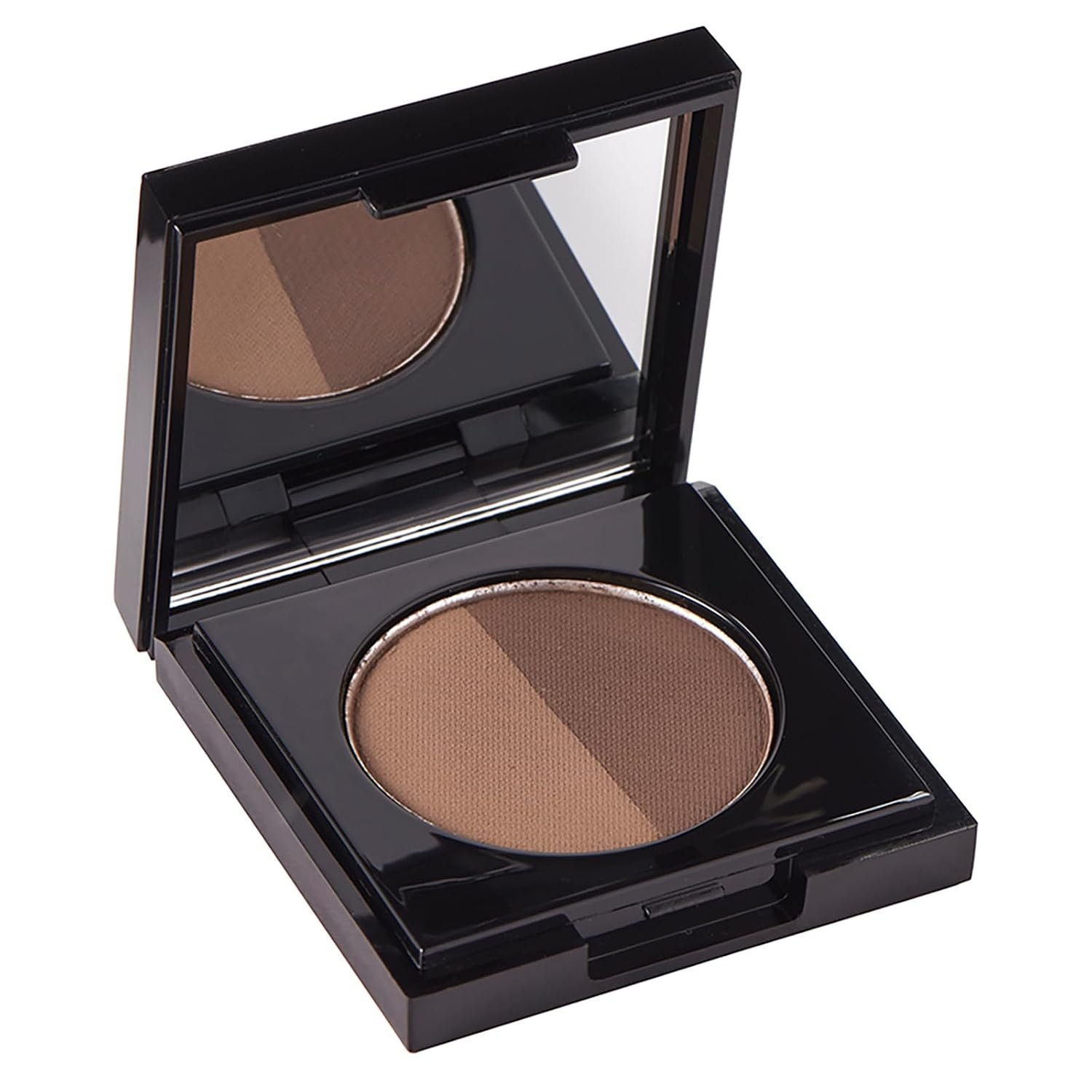 Arches and Halos Duo Luxury Brow Powder – Eyebrow Shaper and Color – Powder Compact with 2 Neutral Shades – Neutral Brown – 0.1 oz