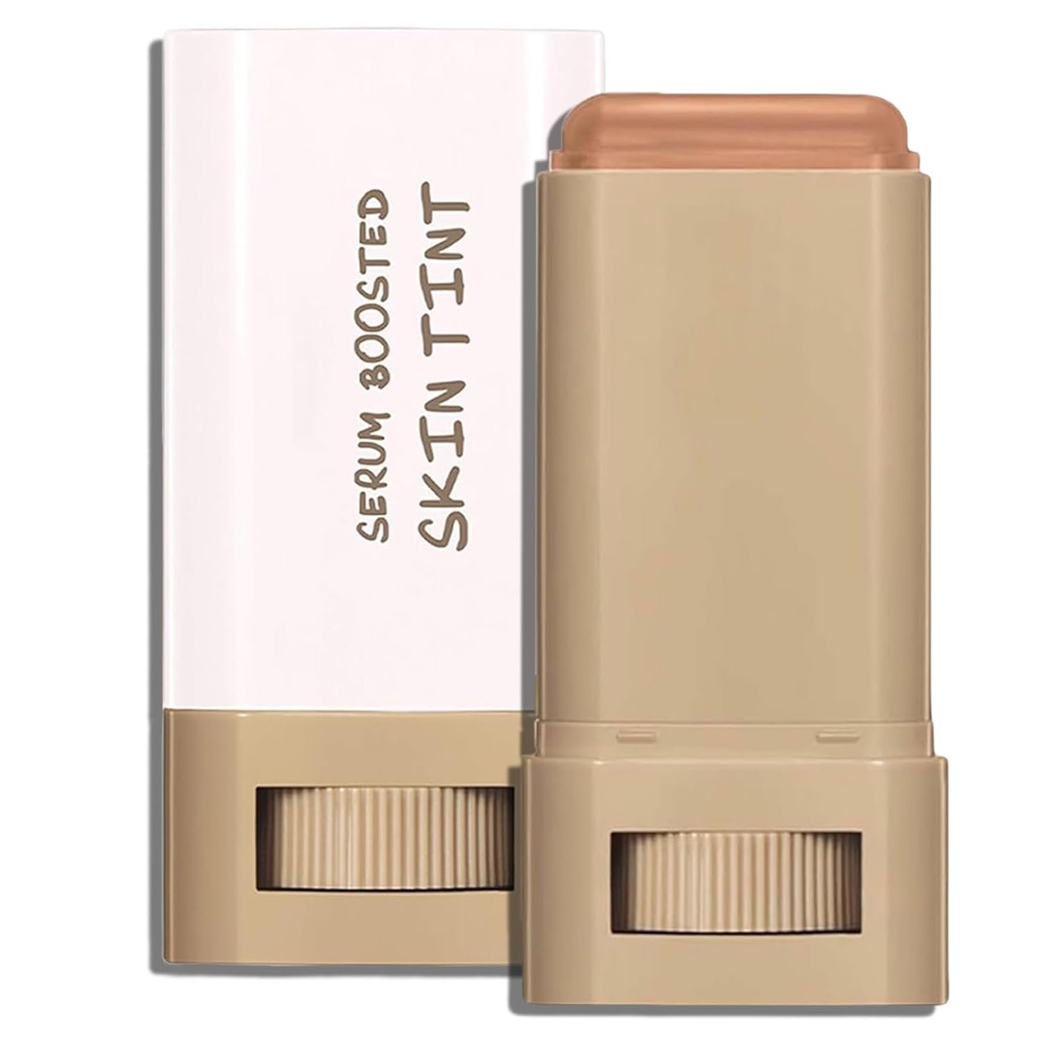 Skin Tint, Beauty Balm Serum Boosted Skin Tint, Foundation Stick, Concealer Contour Stick for Black Women, Tinted Moisturizer, Full Coverage Foundation Makeup with Natural Finish (#06)