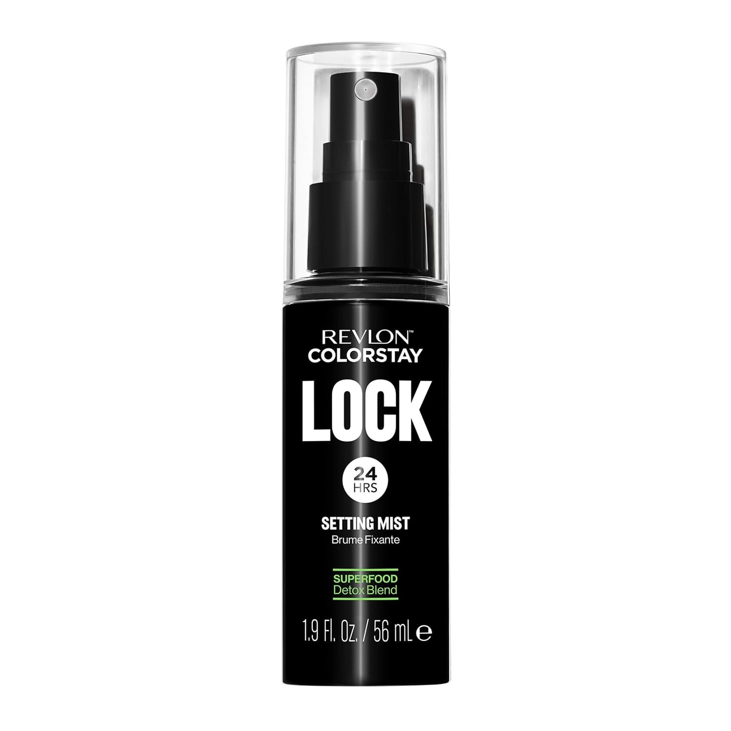 Revlon Colorstay 24 Hr Lock Setting Mist, Keeps Face Makeup from Melting & Fading, Mattifying, Blurring & Oil Absorbing Spray, Transfer-Proof & Mask Friendly, 1.9 fl oz